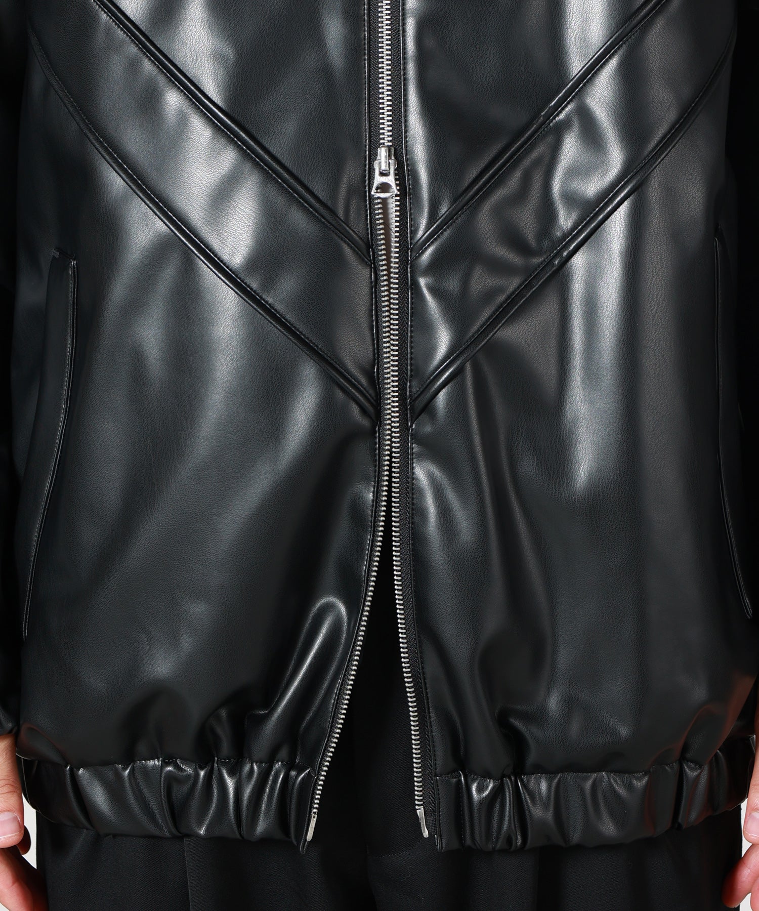 HYKE(ハイク)】 ≪GENDERLESS≫FAUX LEATHER JACKET｜PARIGOT ONLINE
