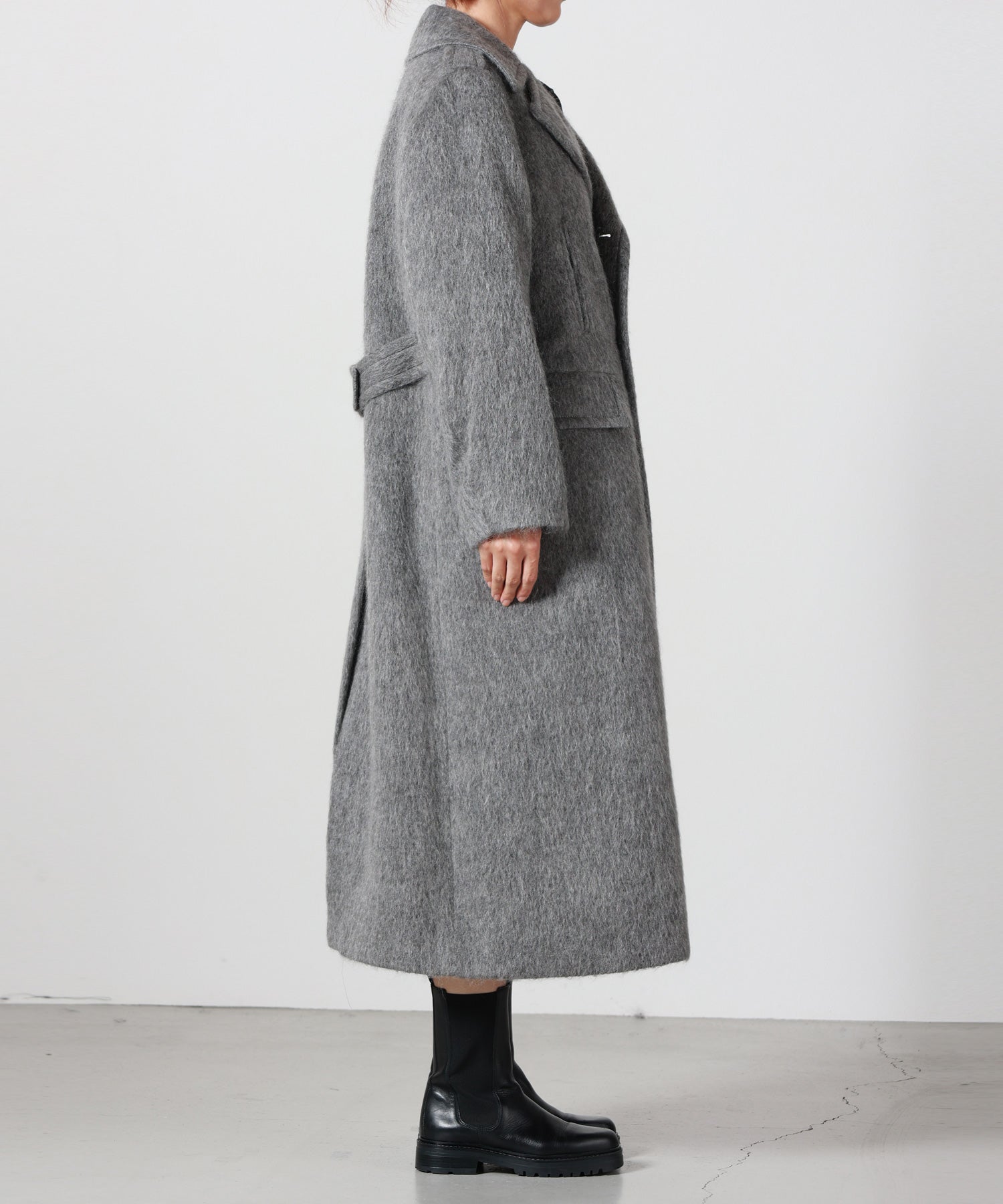 HYKE(ハイク)】 SHAGGY DOUBLE BRESTED COAT｜PARIGOT ONLINE（パリゴ