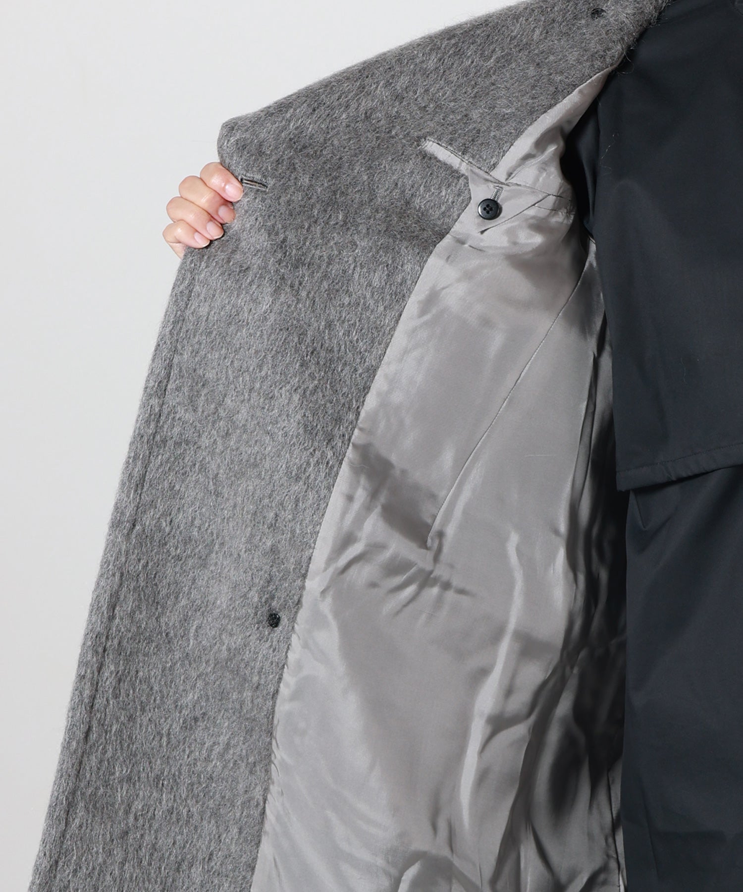 HYKE(ハイク)】 SHAGGY DOUBLE BRESTED COAT｜PARIGOT ONLINE（パリゴ