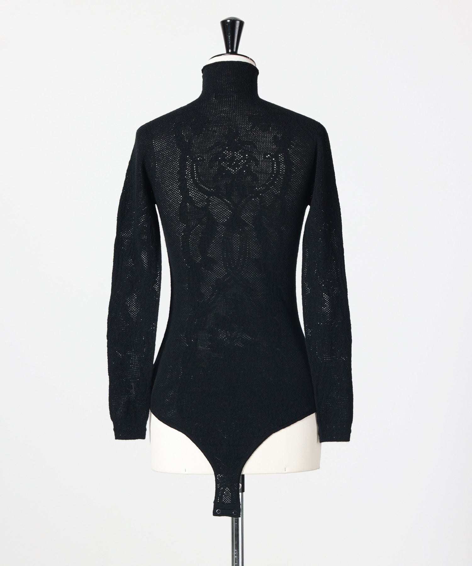 FETICO(フェティコ)】 WOOL LACE KNIT TURTLENECK BODYSUIT｜PARIGOT