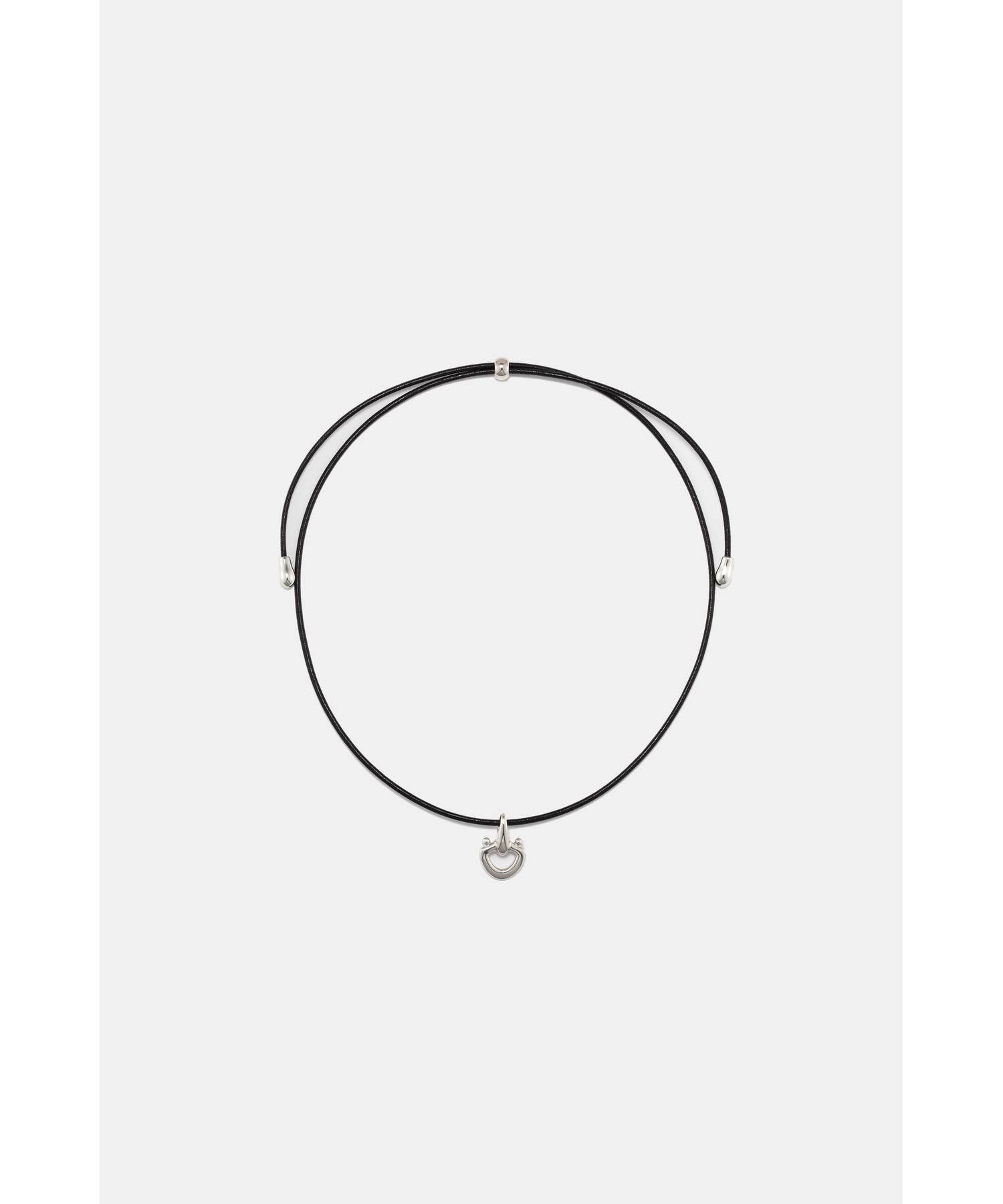 CETACEA LEATHER CHOKER NECKLACE