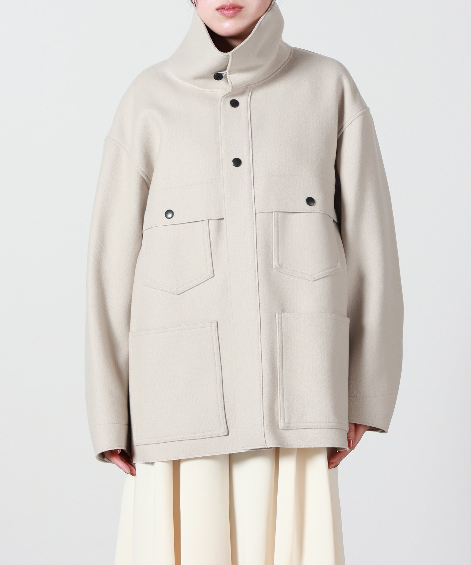 HYKE(ハイク)】 MELTON LOGGER JACKET｜PARIGOT ONLINE（パリゴ