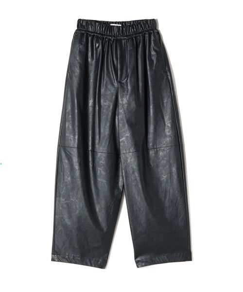 【SACRA(サクラ)】 SYNTHETIC LEATHER PANTS