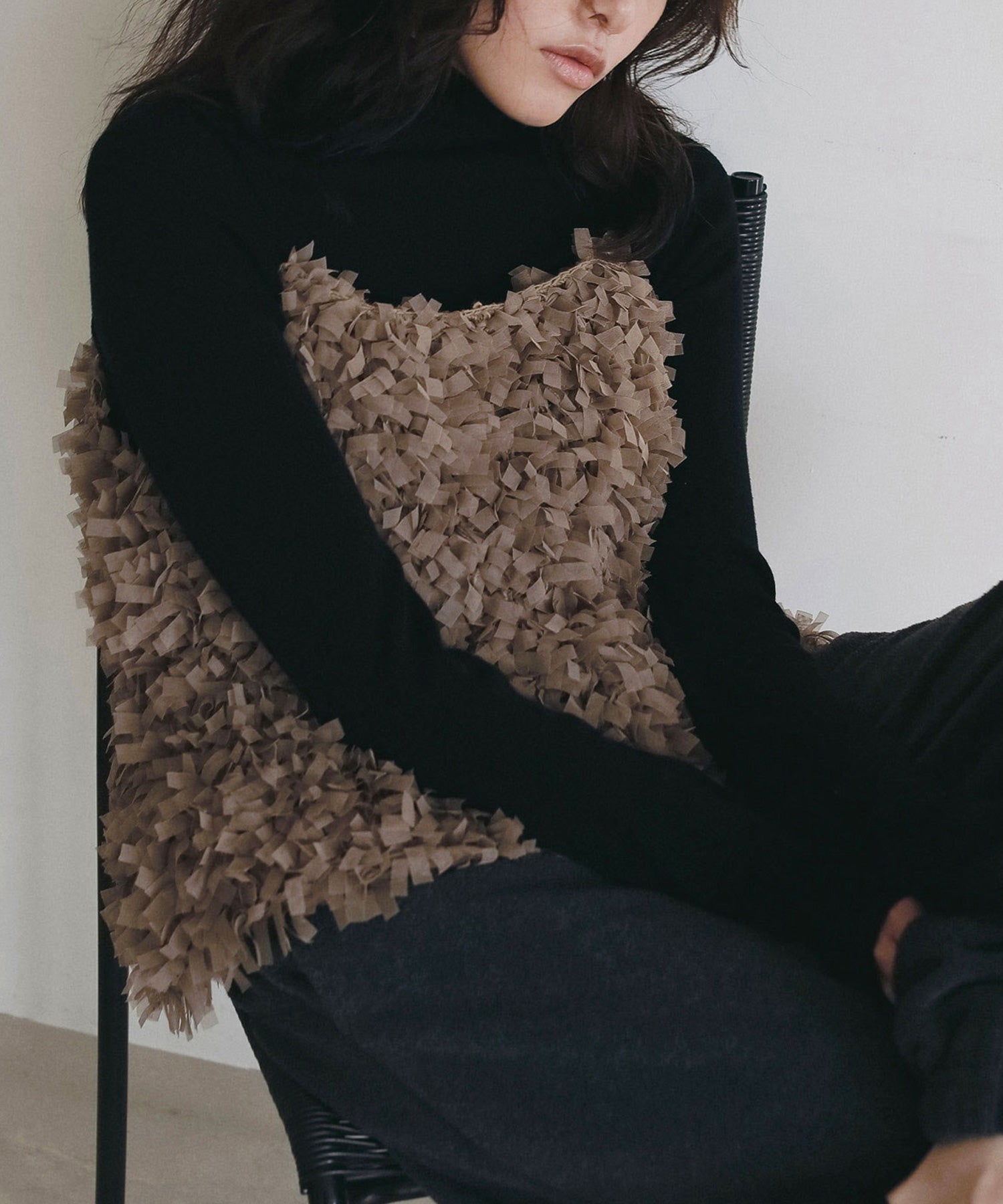 anuke(アンヌーク)】 Tulle Fringe Camisole｜PARIGOT ONLINE（パリゴ
