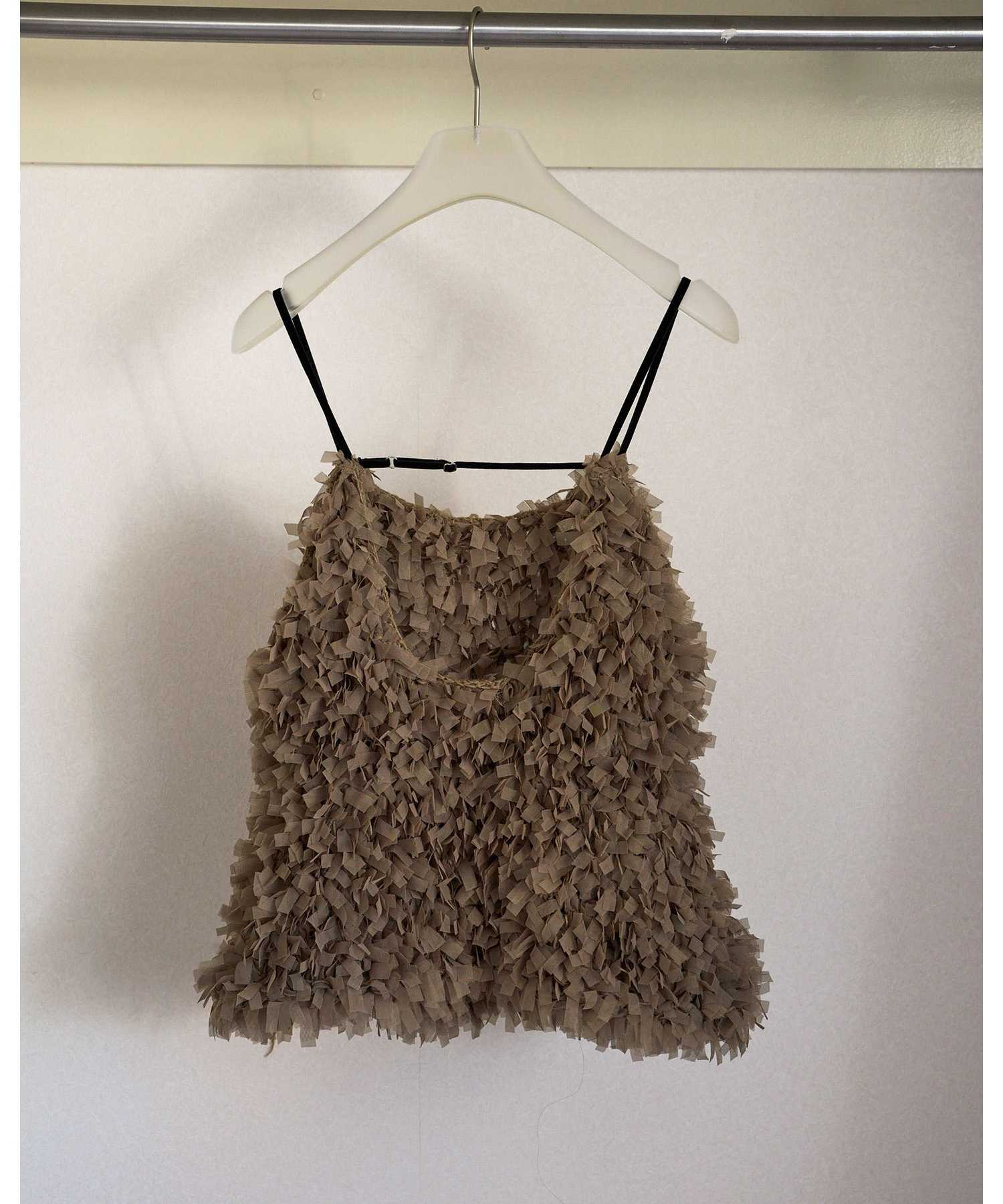 anuke(アンヌーク)】 Tulle Fringe Camisole｜PARIGOT ONLINE（パリゴ