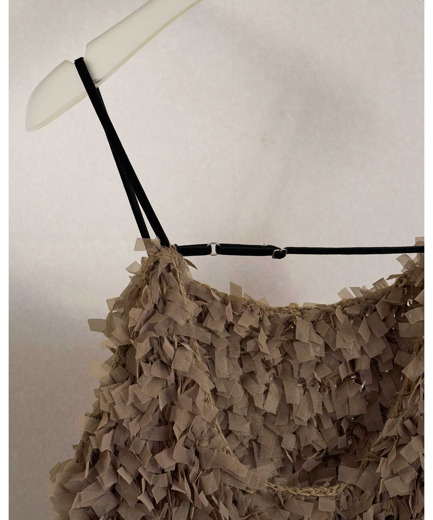 anuke(アンヌーク)】 Tulle Fringe Camisole｜PARIGOT ONLINE（パリゴ