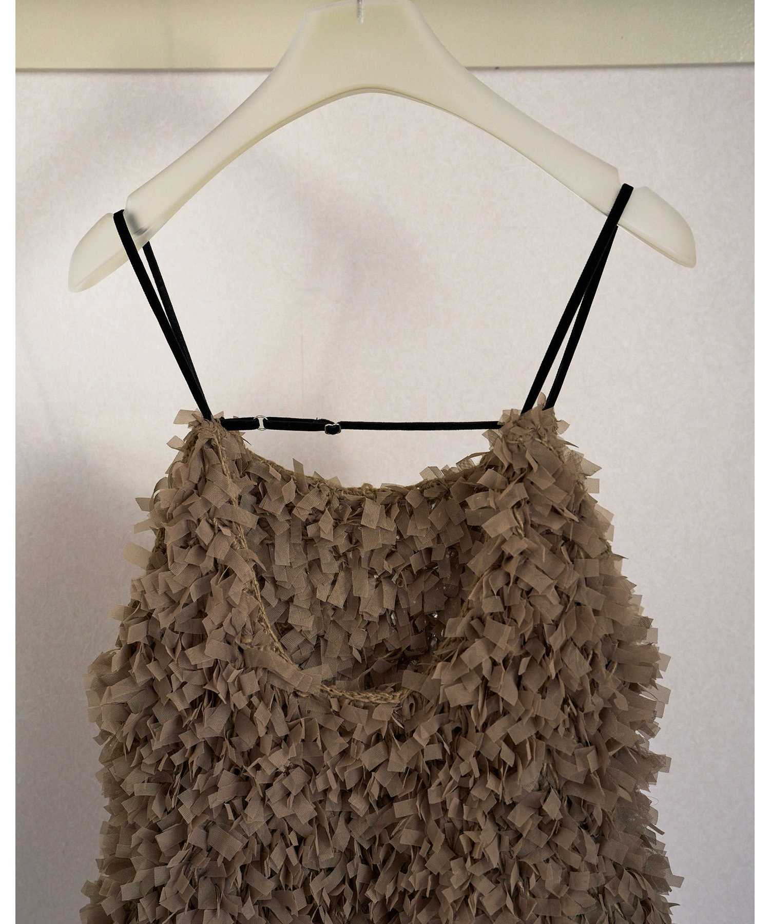 anuke(アンヌーク)】 Tulle Fringe Camisole｜PARIGOT ONLINE（パリゴ