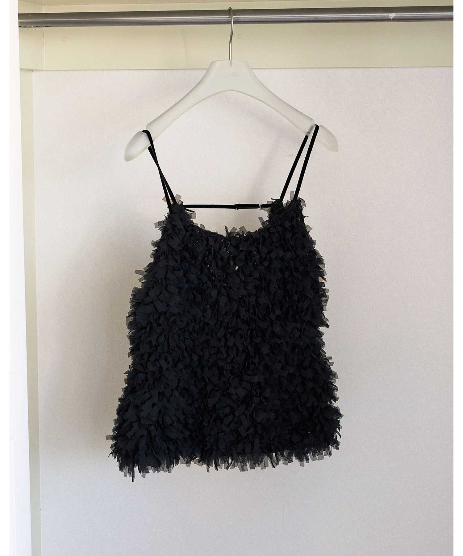 anuke(アンヌーク)】 Tulle Fringe Camisole｜PARIGOT ONLINE（パリゴ