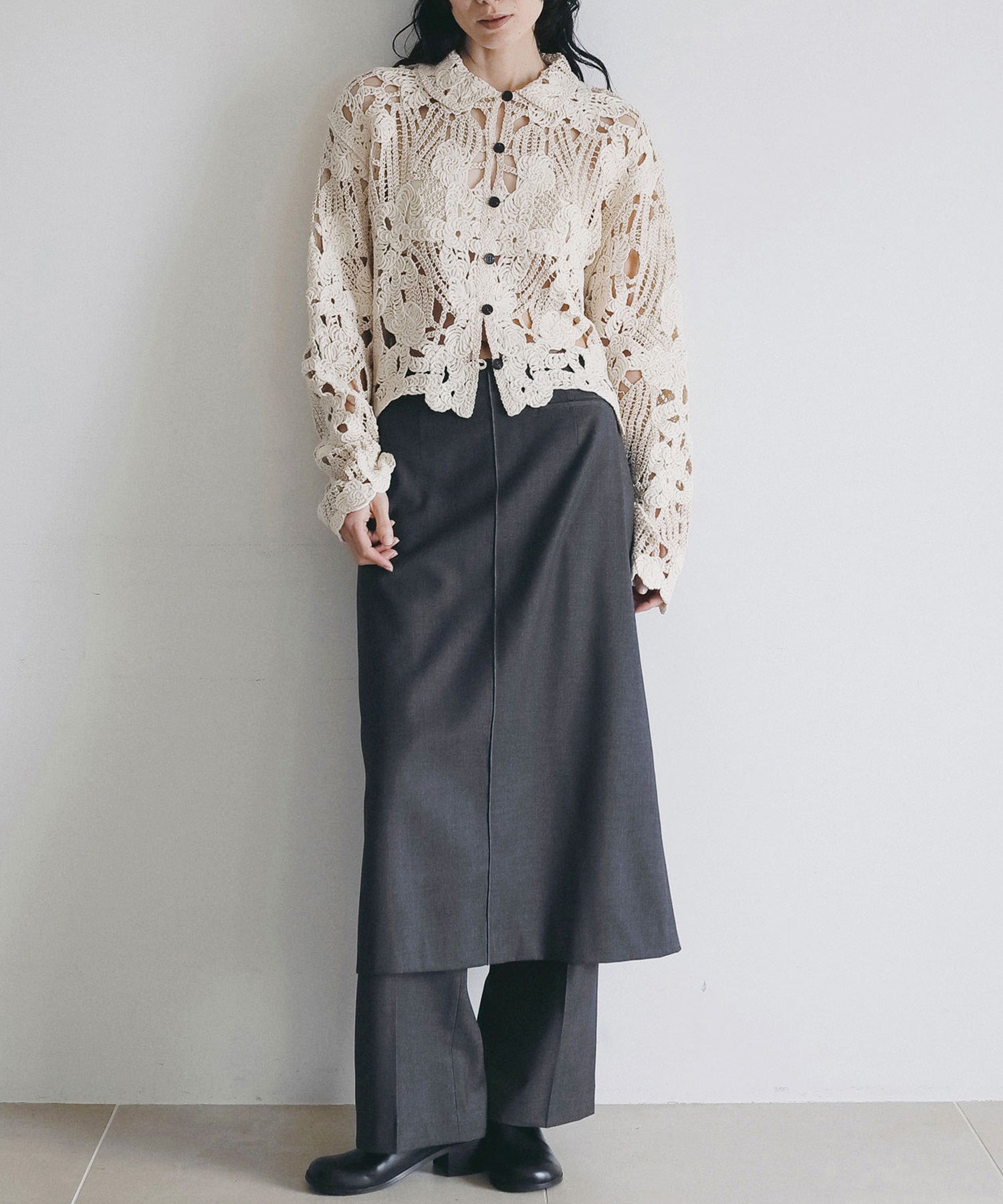 anuke(アンヌーク)】 Embroidery Over Shirts｜PARIGOT ONLINE（パリゴ