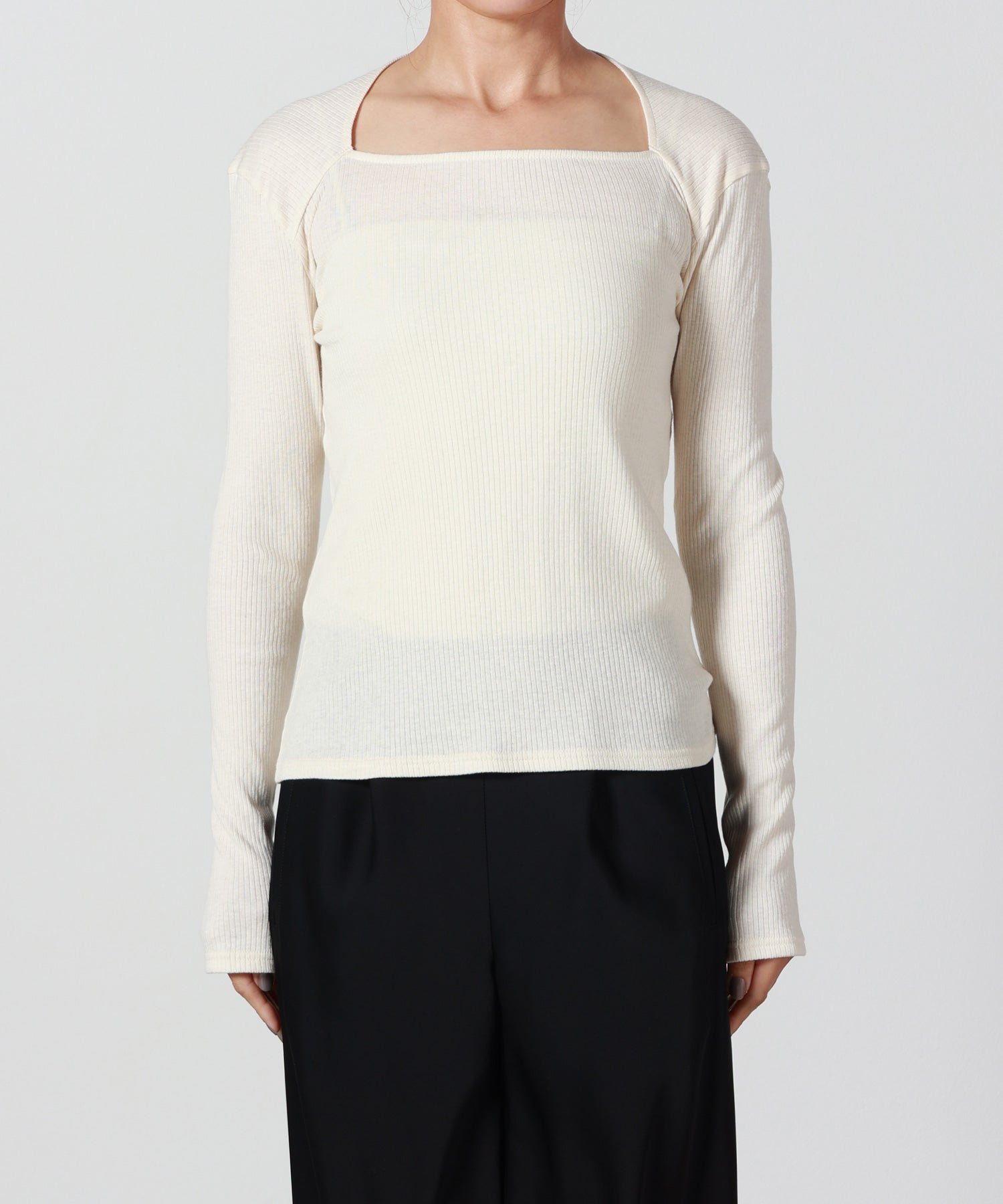 PHOTOCOPIEU(フォトコピュー)】 SQUARE NECK TOP｜PARIGOT ONLINE