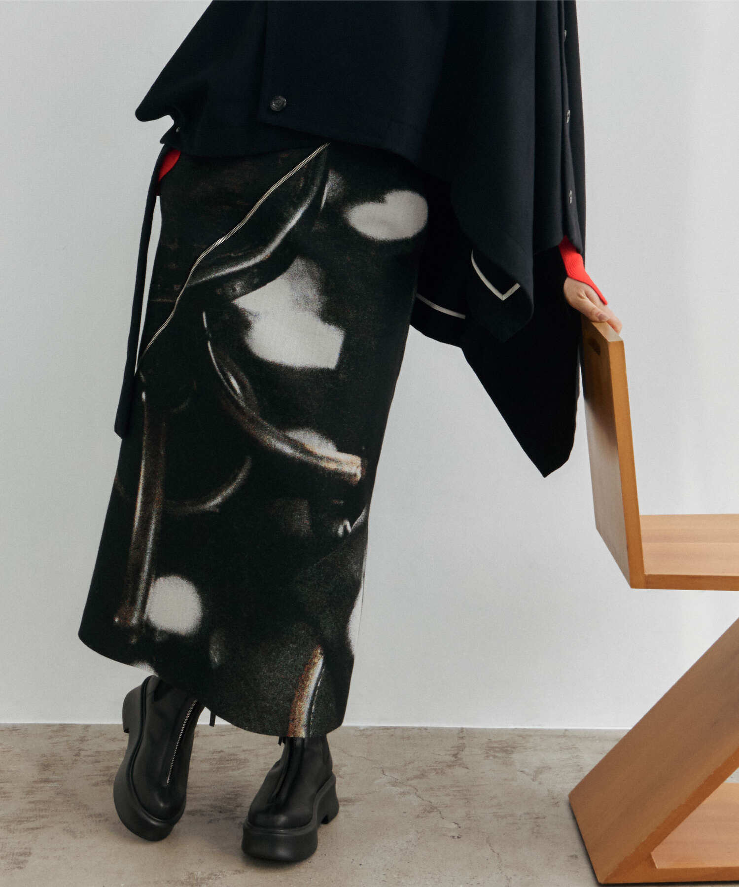 PHOTOCOPIEU(フォトコピュー)】 ZIP UP SKIRT｜PARIGOT ONLINE（パリゴ