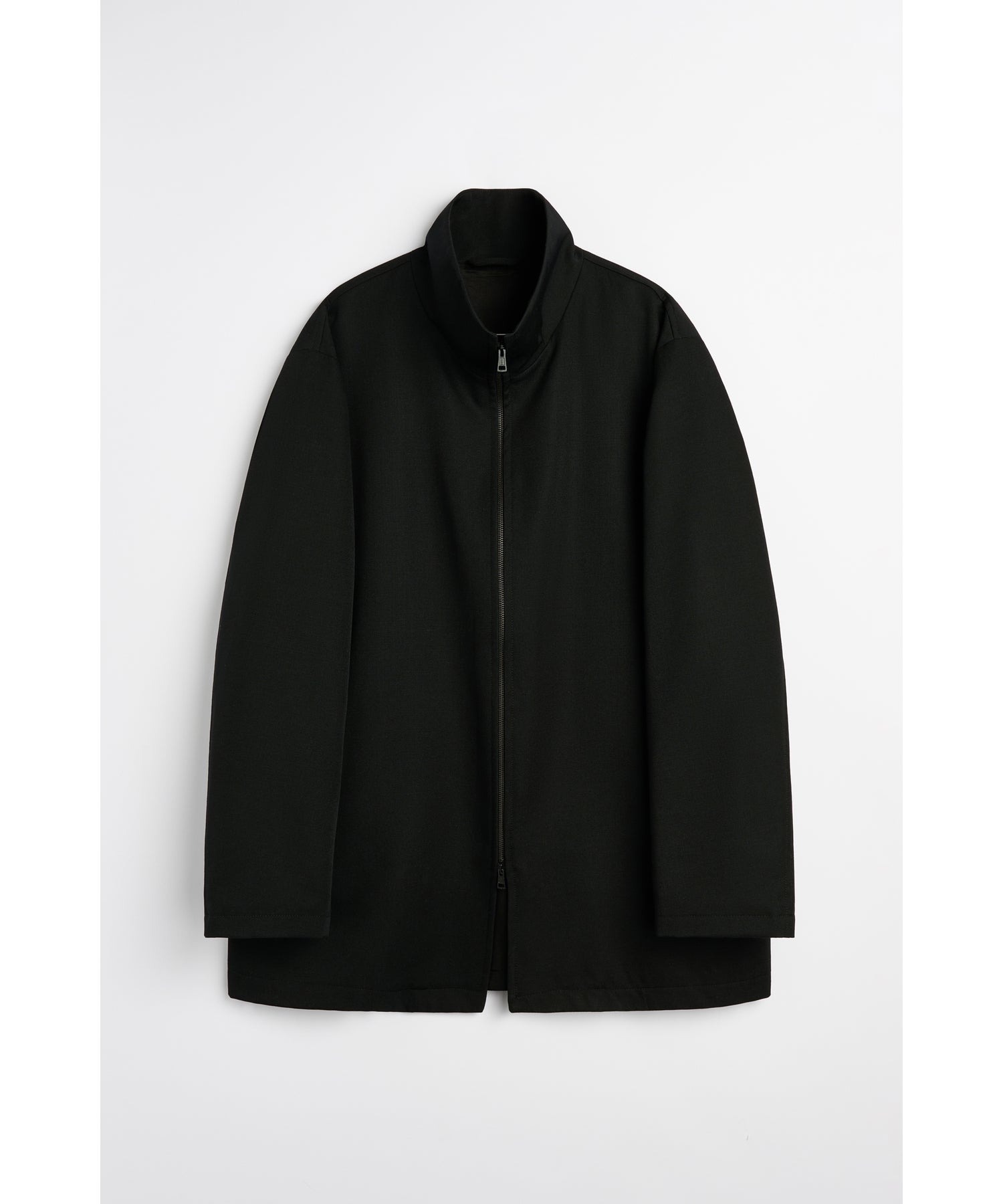 COARSE BLACK GABARDINE