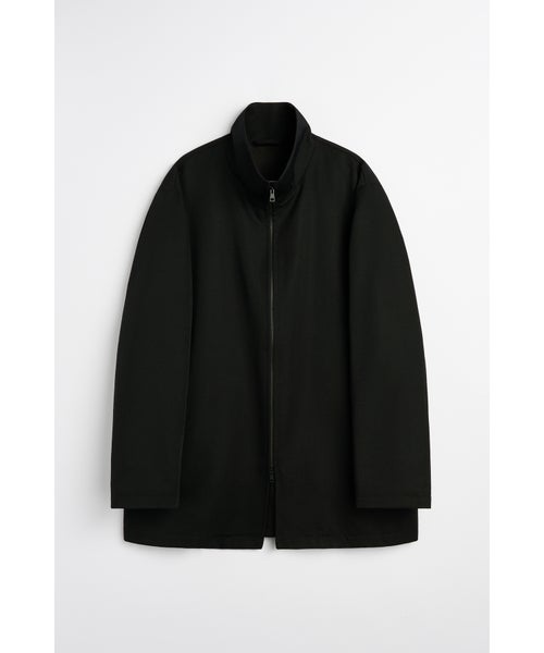 COARSE BLACK GABARDINE