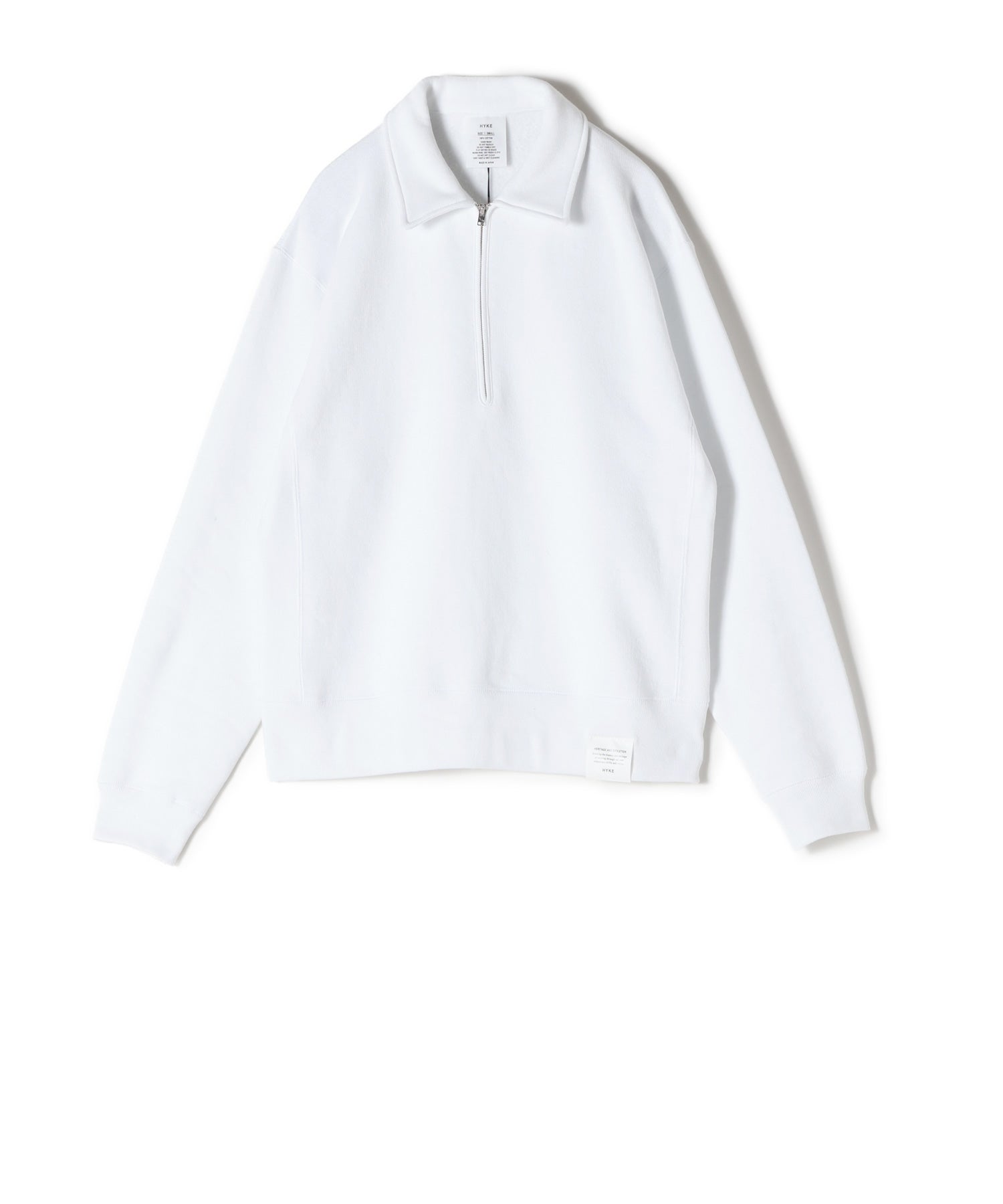 HYKE(ハイク)】 ≪GENDERLESS≫COLLARED SWEAT SHIRT｜PARIGOT ONLINE