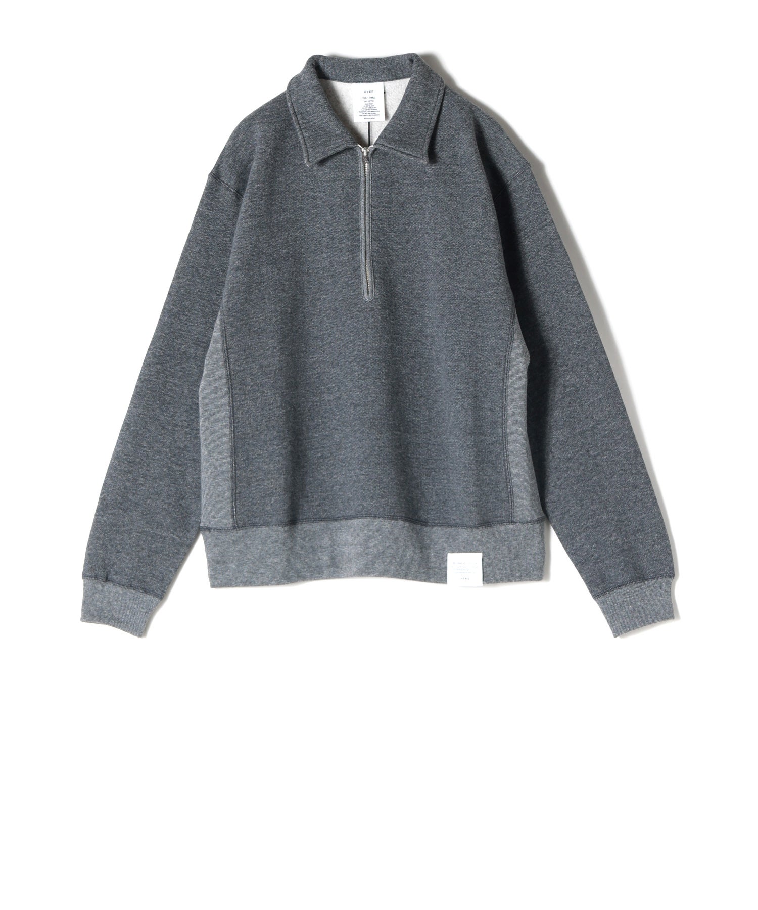 HYKE(ハイク)】 ≪GENDERLESS≫COLLARED SWEAT SHIRT｜PARIGOT ONLINE