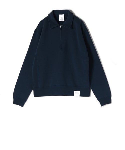HYKE ≪GENDERLESS≫ COLLARED SWEAT SHIRT