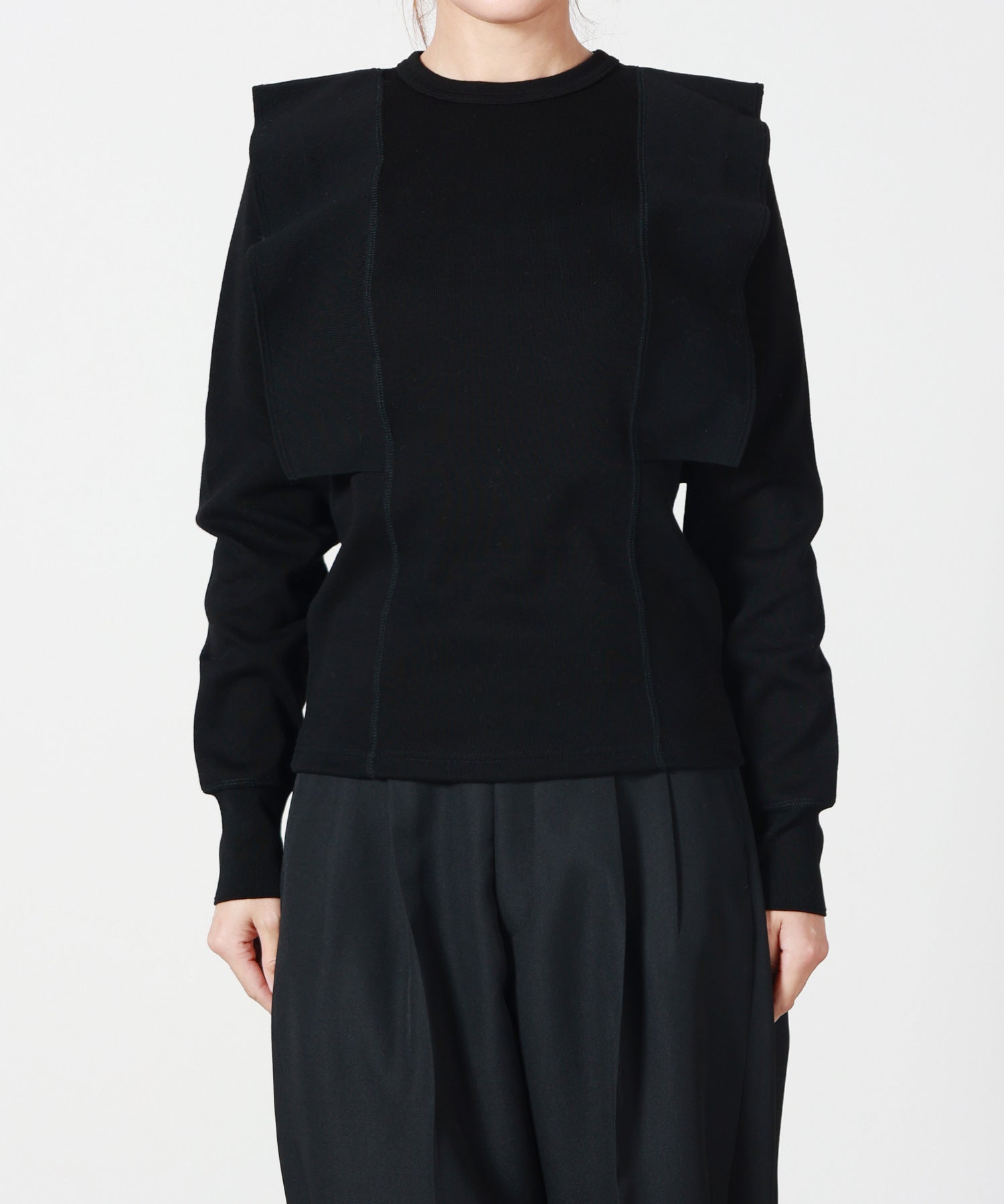 HYKE(ハイク)】 POWER SHOULDER SHIRT｜PARIGOT ONLINE（パリゴ