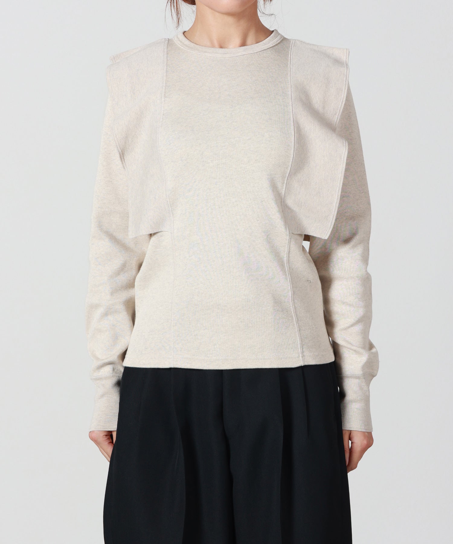 HYKE(ハイク)】 POWER SHOULDER SHIRT｜PARIGOT ONLINE（パリゴ