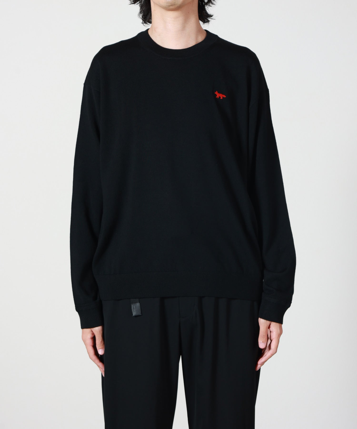 MAISON KITSUNE(メゾンキツネ)】 レッド プロフィール フォックス