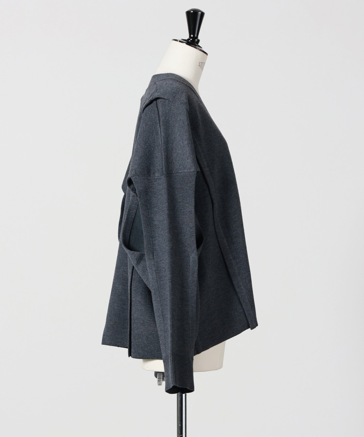 nagonstans slit cardigan ブラック M nagonstans(ナゴスタンス)】 slit cardigan｜PARIGOT ONLINE（パリゴ