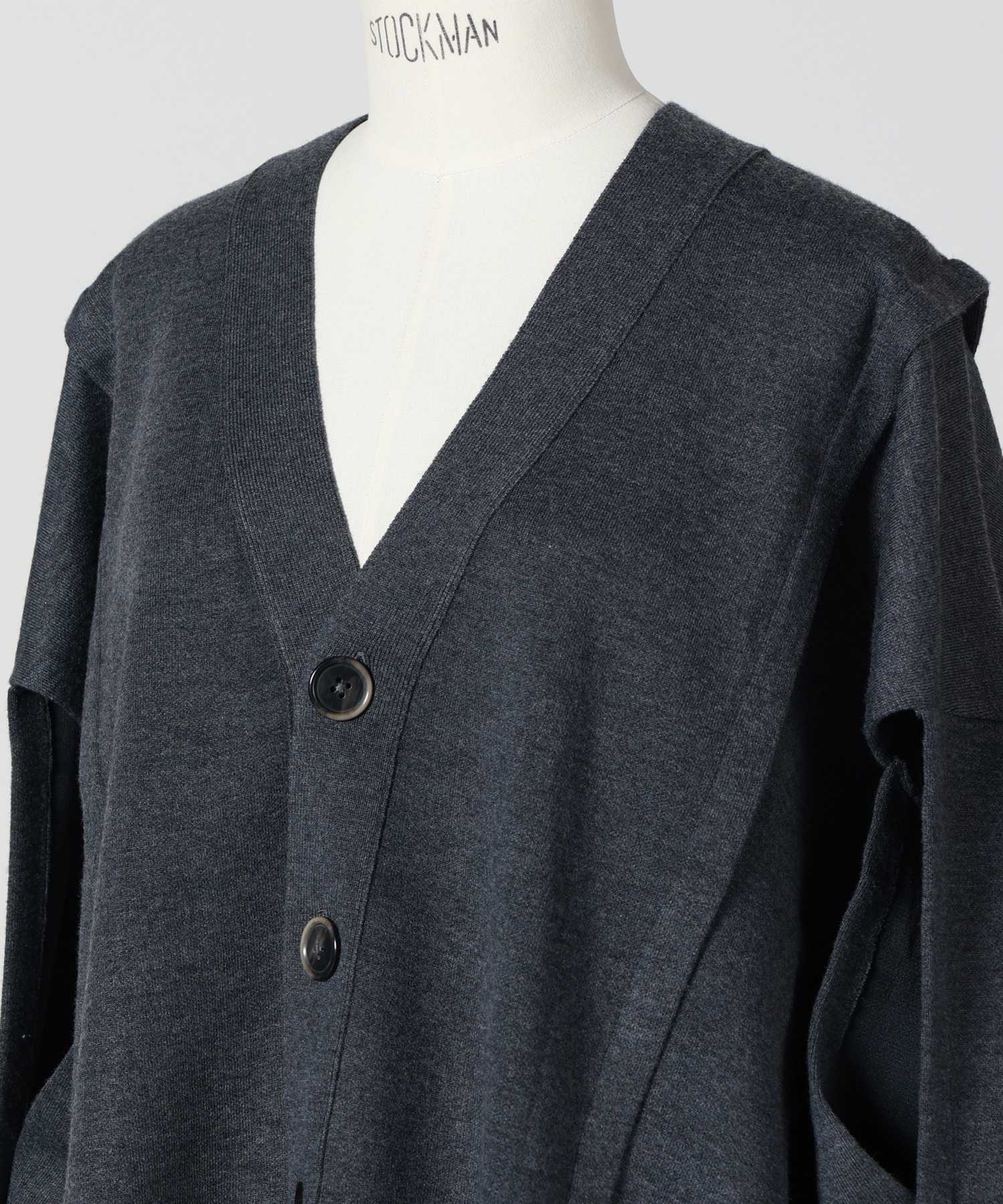 nagonstans(ナゴスタンス)】 slit cardigan｜PARIGOT ONLINE（パリゴ