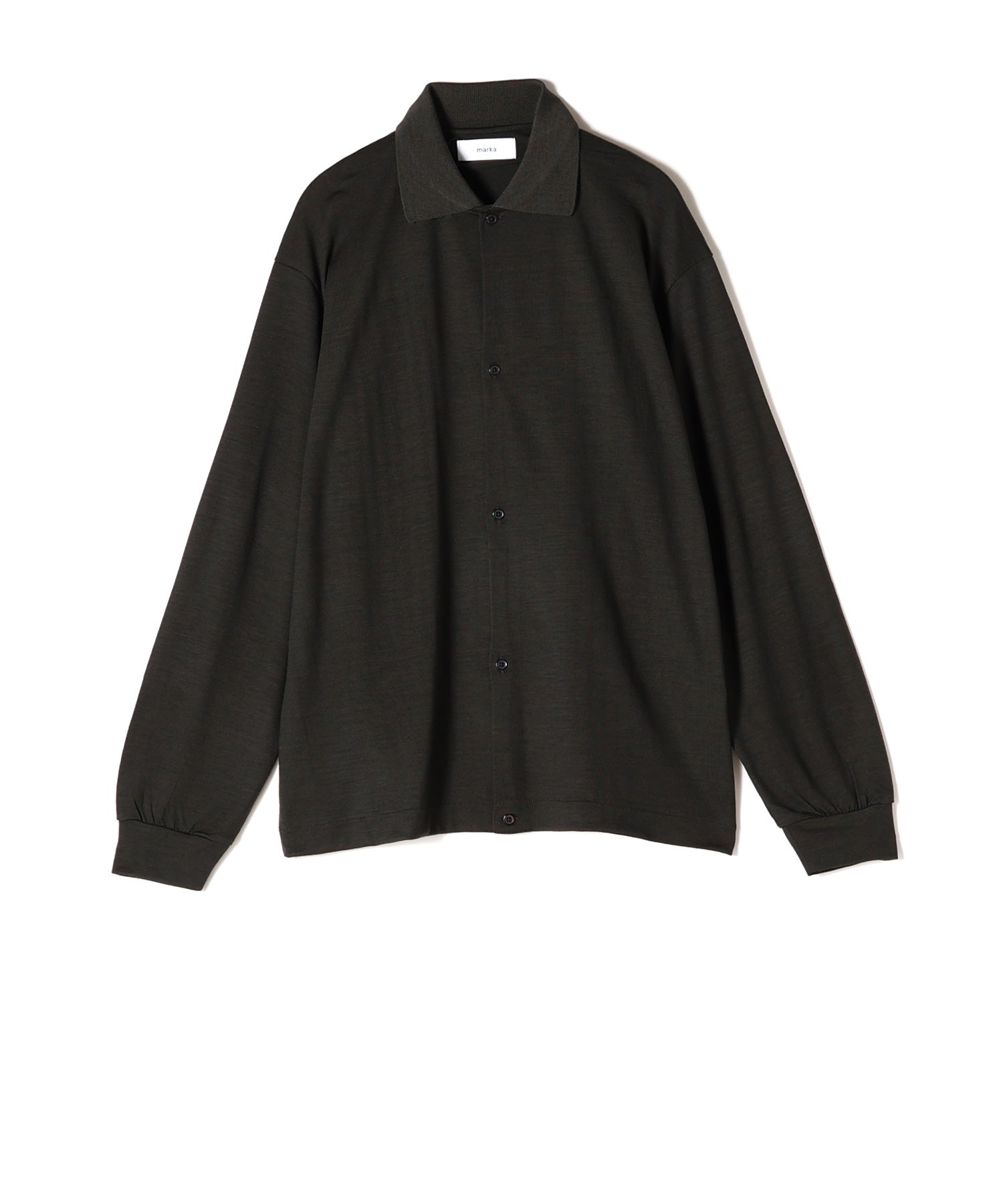marka Super 100s Washable Wool Jersey / Shirt Cardigan