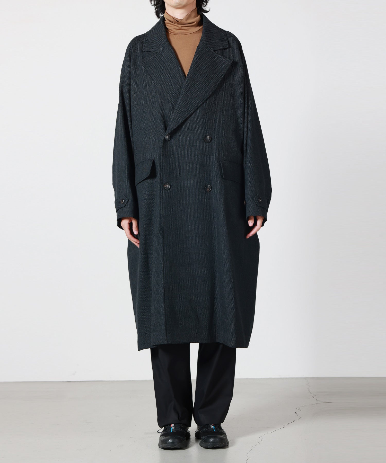 marka(マーカ)】 Tumbled Wool Serge Great Coat｜PARIGOT ONLINE