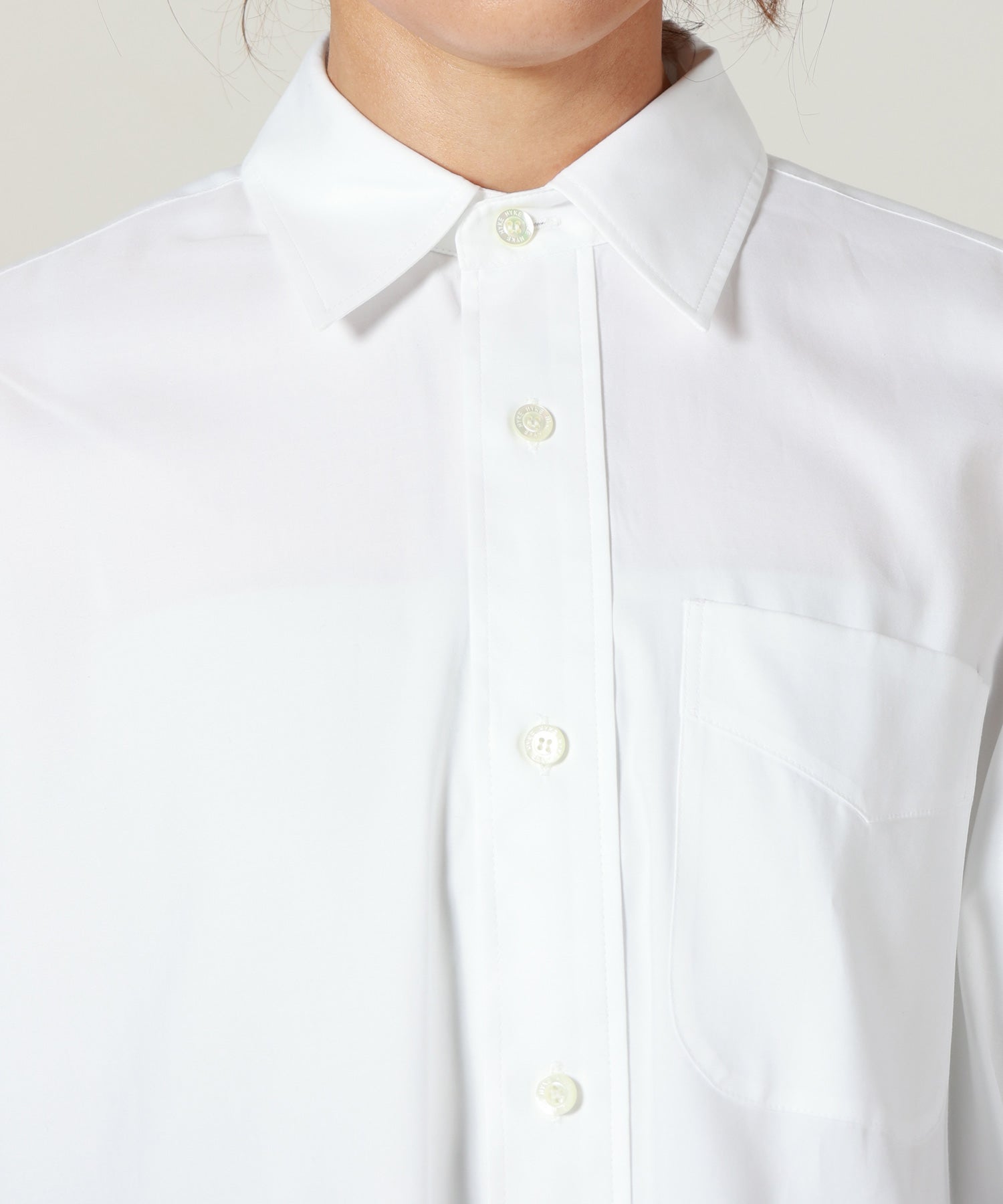 HYKE(ハイク)】 BROAD LONG SHIRT｜PARIGOT ONLINE（パリゴオンライン）
