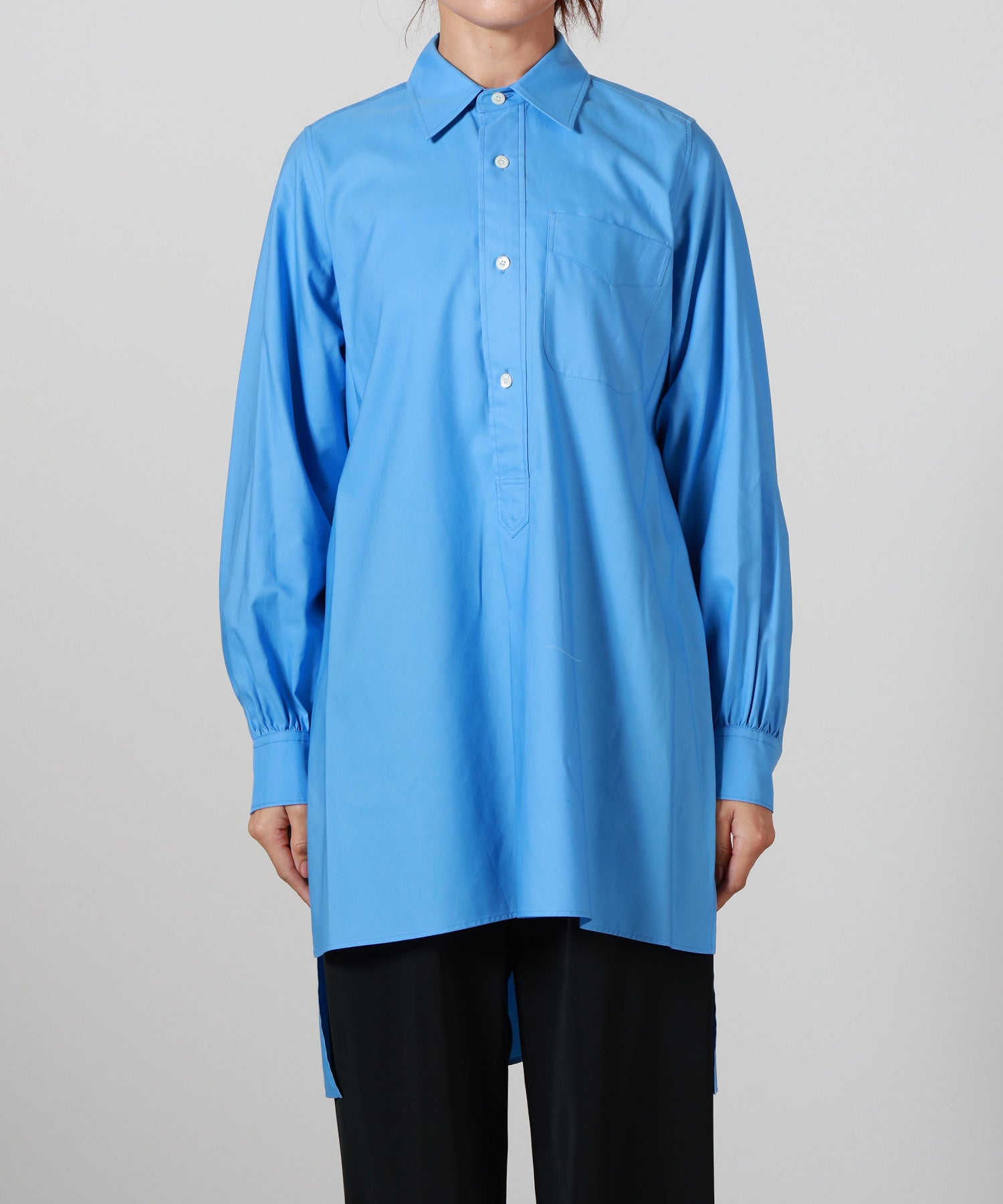 HYKE(ハイク)】 BROAD LONG SHIRT｜PARIGOT ONLINE（パリゴオンライン）