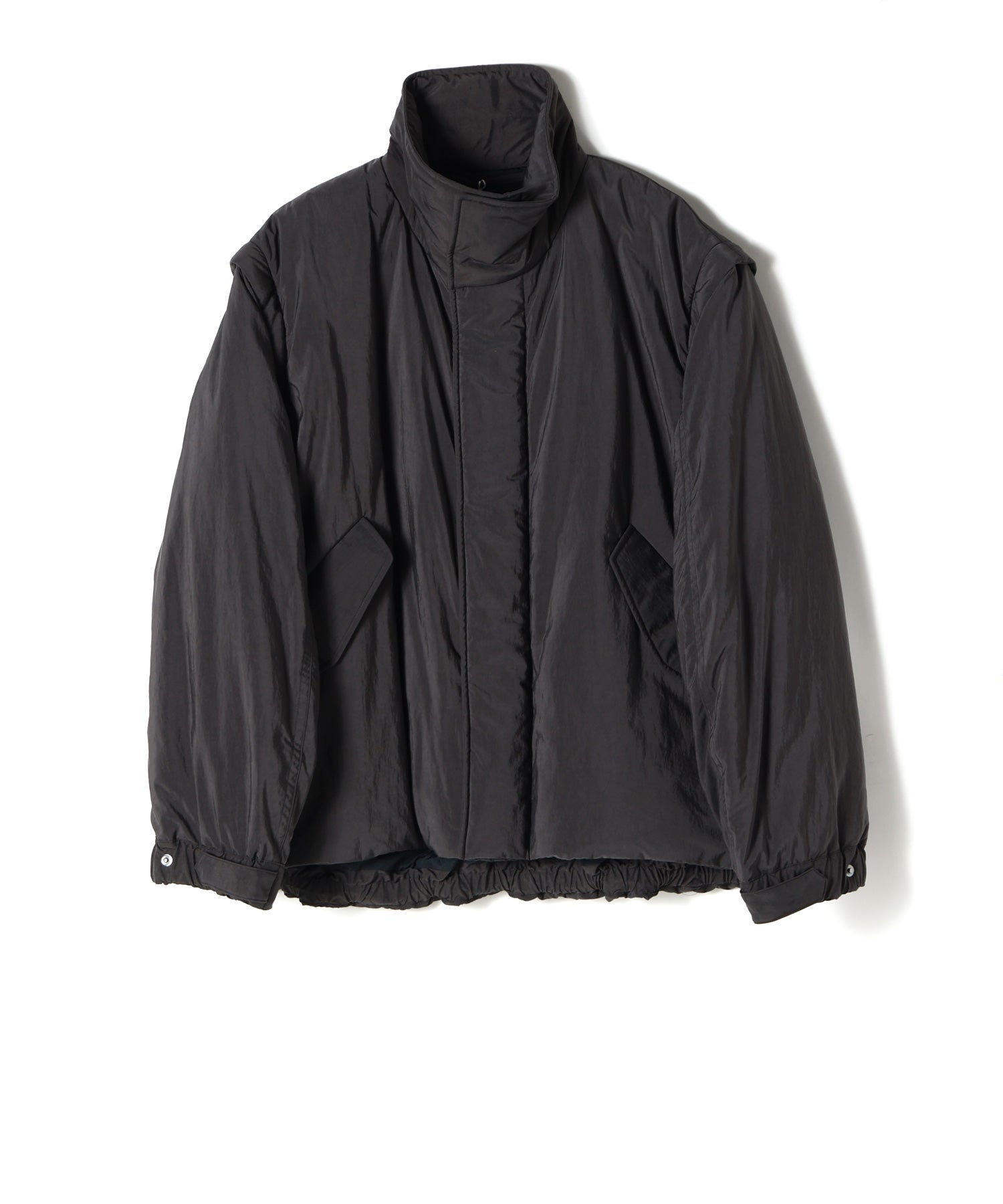 ATON(エイトン)】 FIBRIL NYLON SATIN | DETACHABLE JACKET｜PARIGOT
