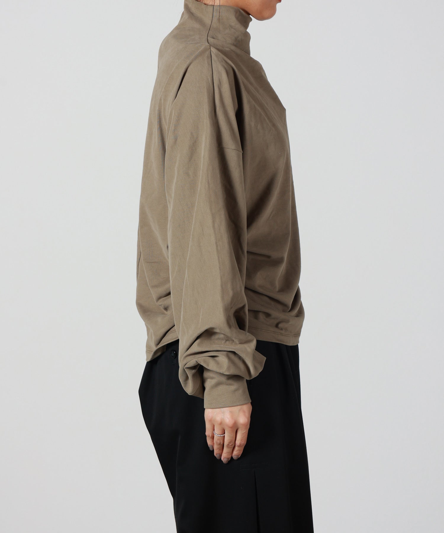 08sircus(08サーカス)】 Organic cotton jersey suede finish dolman