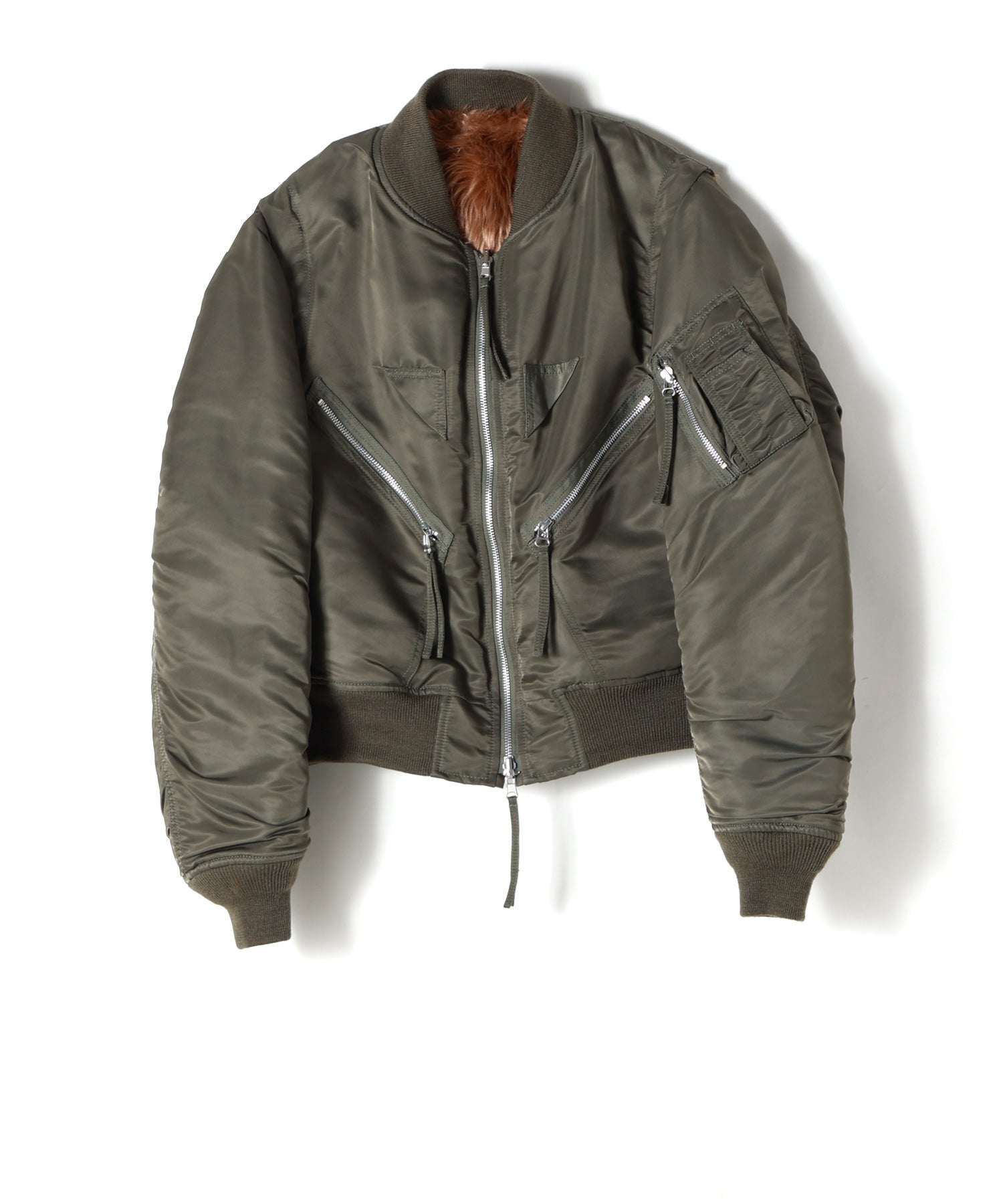 08sircus(08サーカス)】 MA-1 reversible×eco fur｜PARIGOT ONLINE