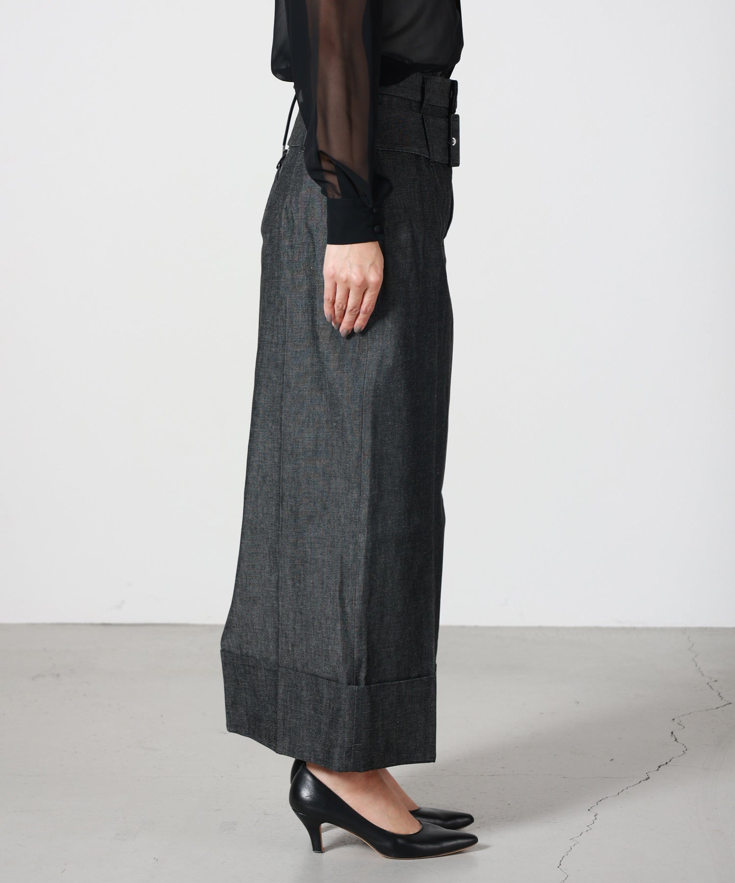 AKIKOAOKI(アキコアオキ)】 Sis skirt-denim｜PARIGOT ONLINE（パリゴ