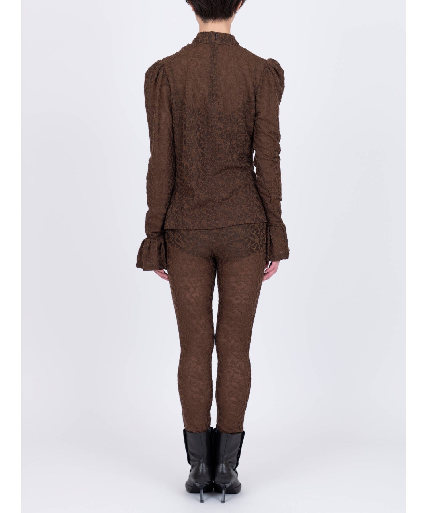 VIVIANO(ヴィヴィアーノ)】 Jacquard Drap Top｜PARIGOT ONLINE