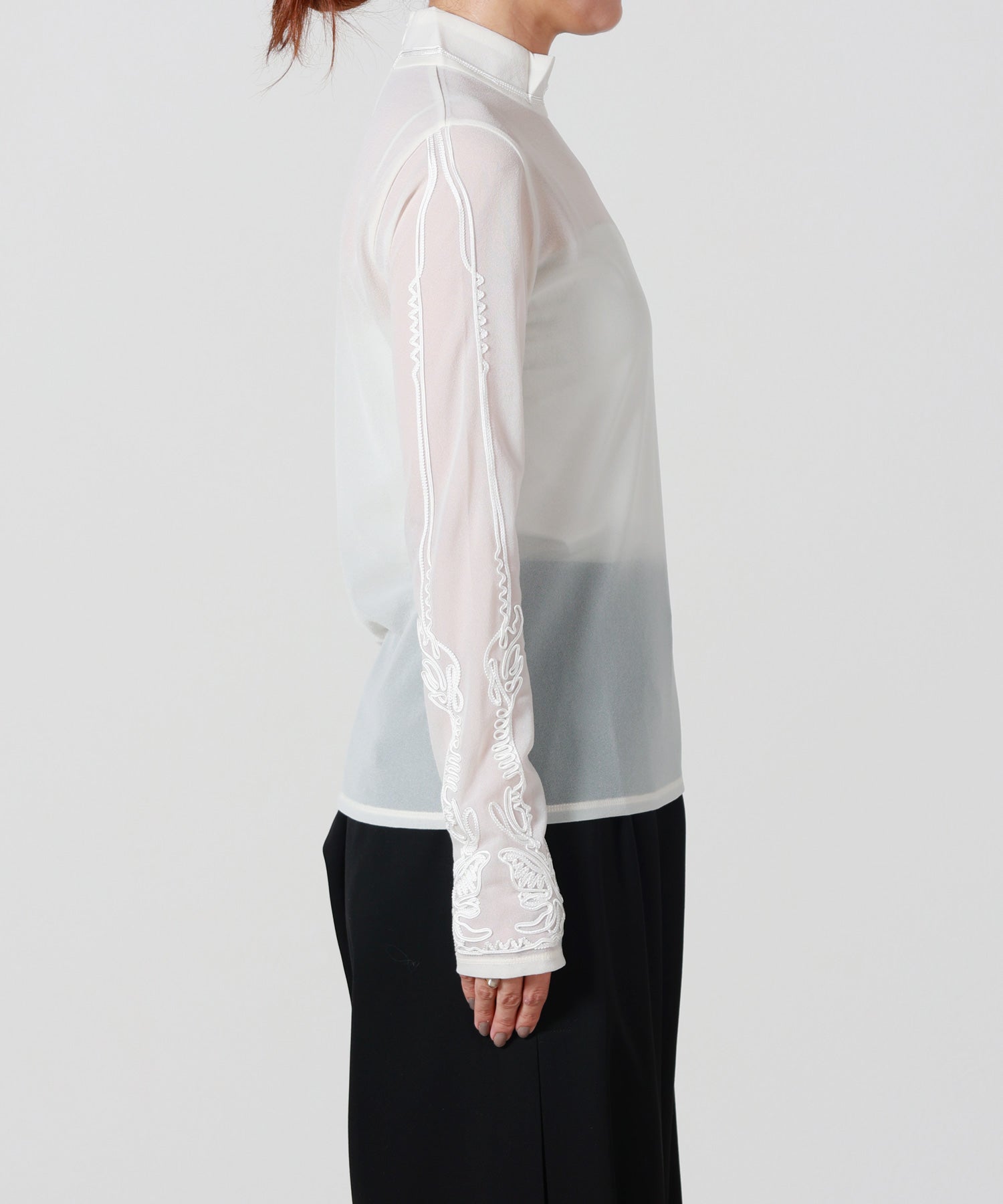 MURRAL(ミューラル)】 Scenery embroidery sheer top｜PARIGOT ONLINE