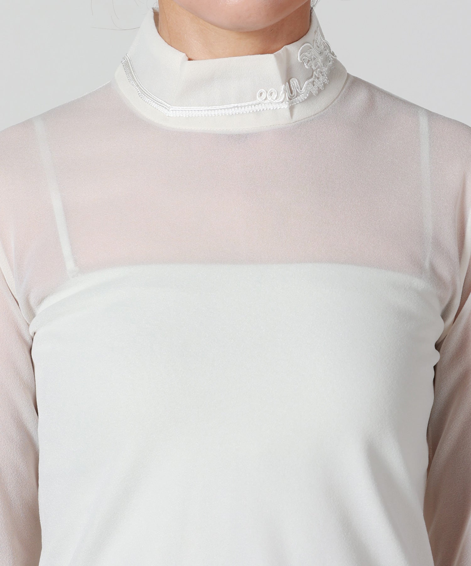MURRAL(ミューラル)】 Scenery embroidery sheer top｜PARIGOT ONLINE
