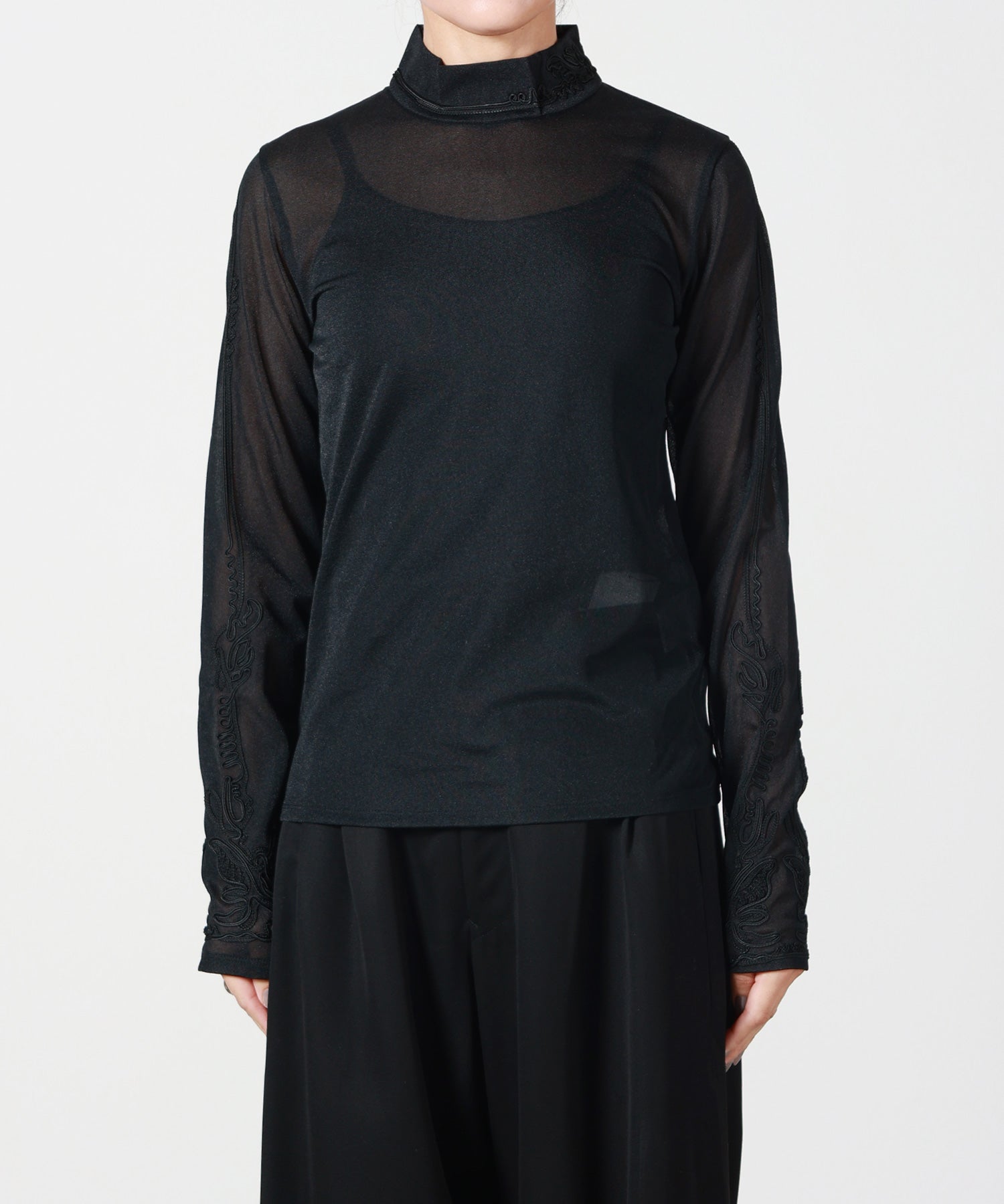 MURRAL(ミューラル)】 Scenery embroidery sheer top｜PARIGOT ONLINE