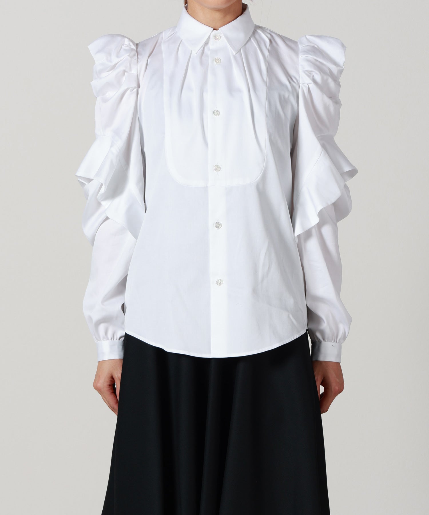 noir kei ninomiya(ノワール ケイニノミヤ)】 綿ブロードデザイン