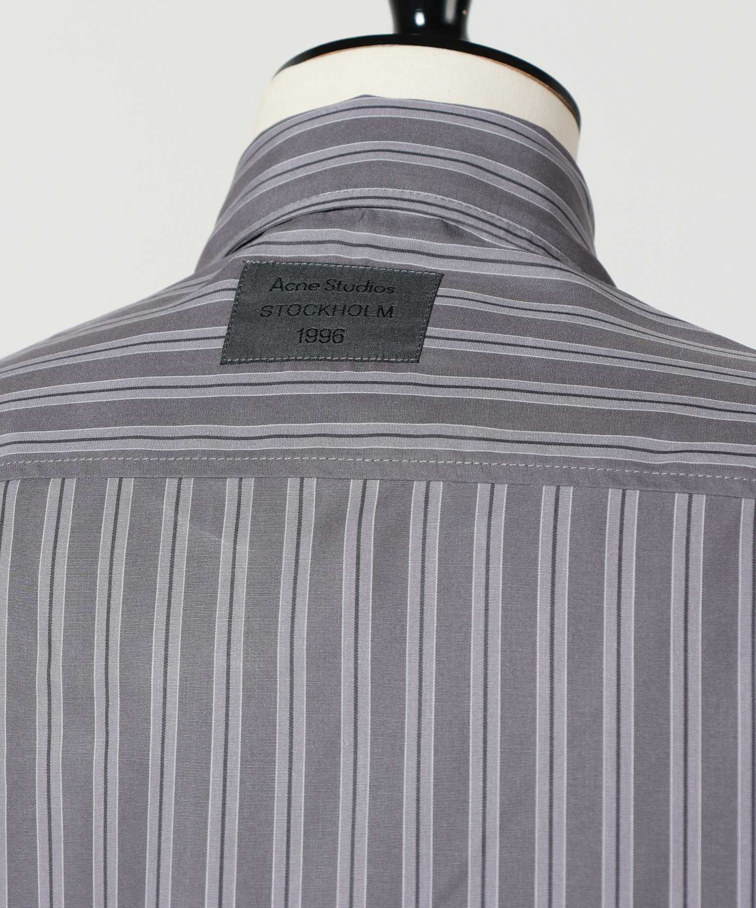 Acne Studios(アクネストゥディオズ)】 ストライプボタンアップシャツ