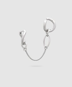 TOM WOOD(トムウッド) River Ear Cuff Chained Hoop ピアス 商品画像