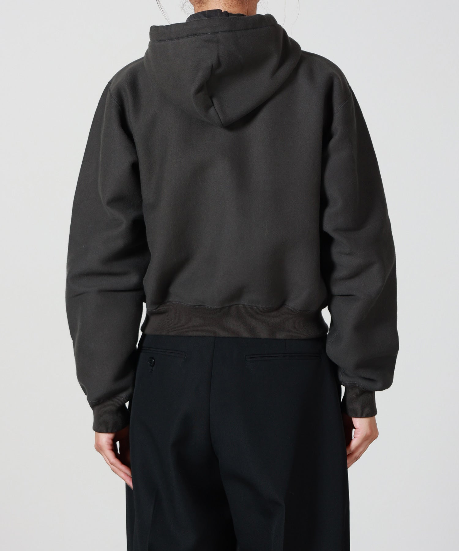 PHEENY(フィーニー)】 Athletic Fleece Zip-Up Hoodie GRAY｜PARIGOT