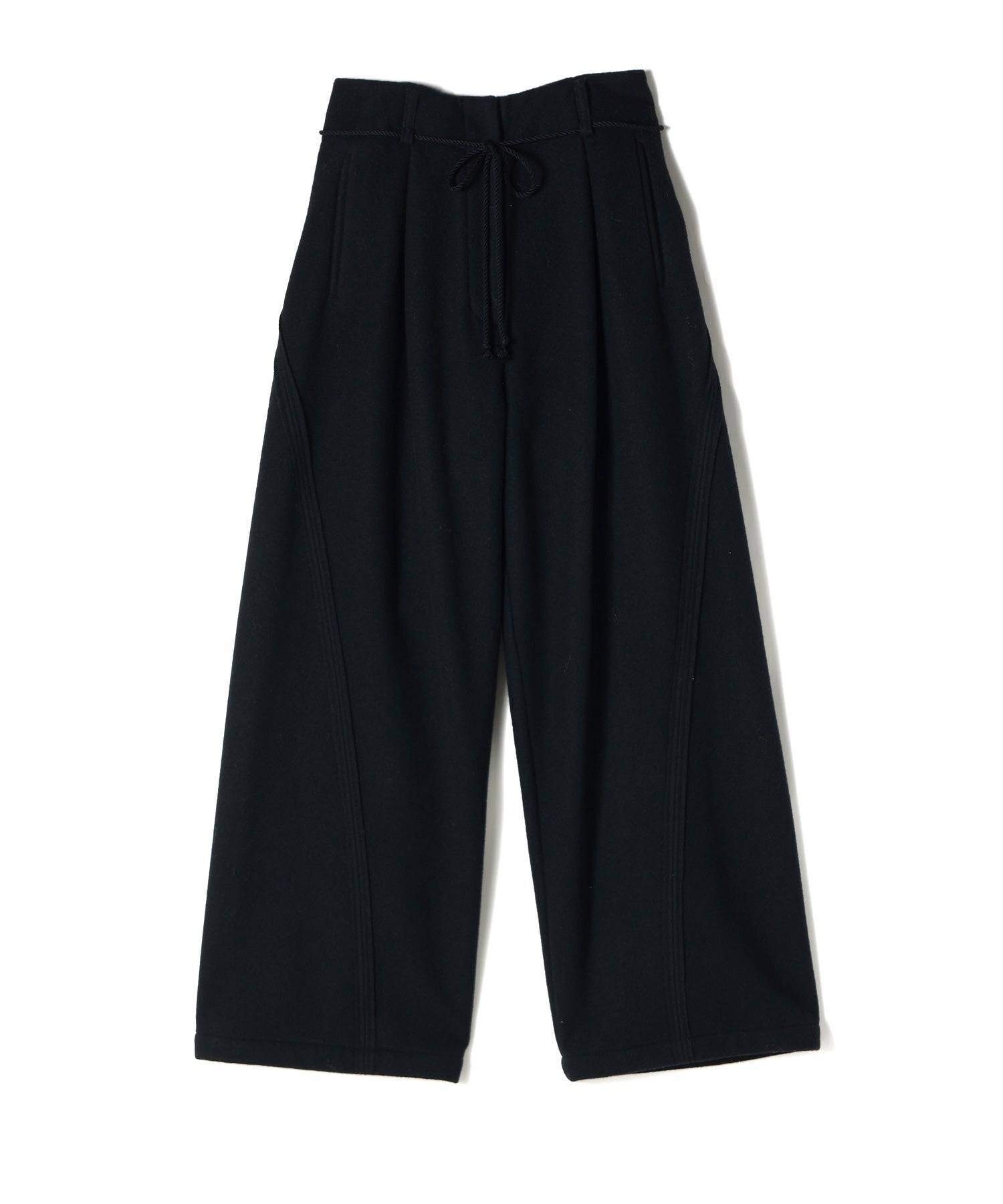 美品　21AW 　ミュラーオブヨシオクボ　パリゴ別注　ウール　ベルト muller of yoshiokubo(ミュラーオブヨシオクボ)】 MELLOW WOOL PANTS