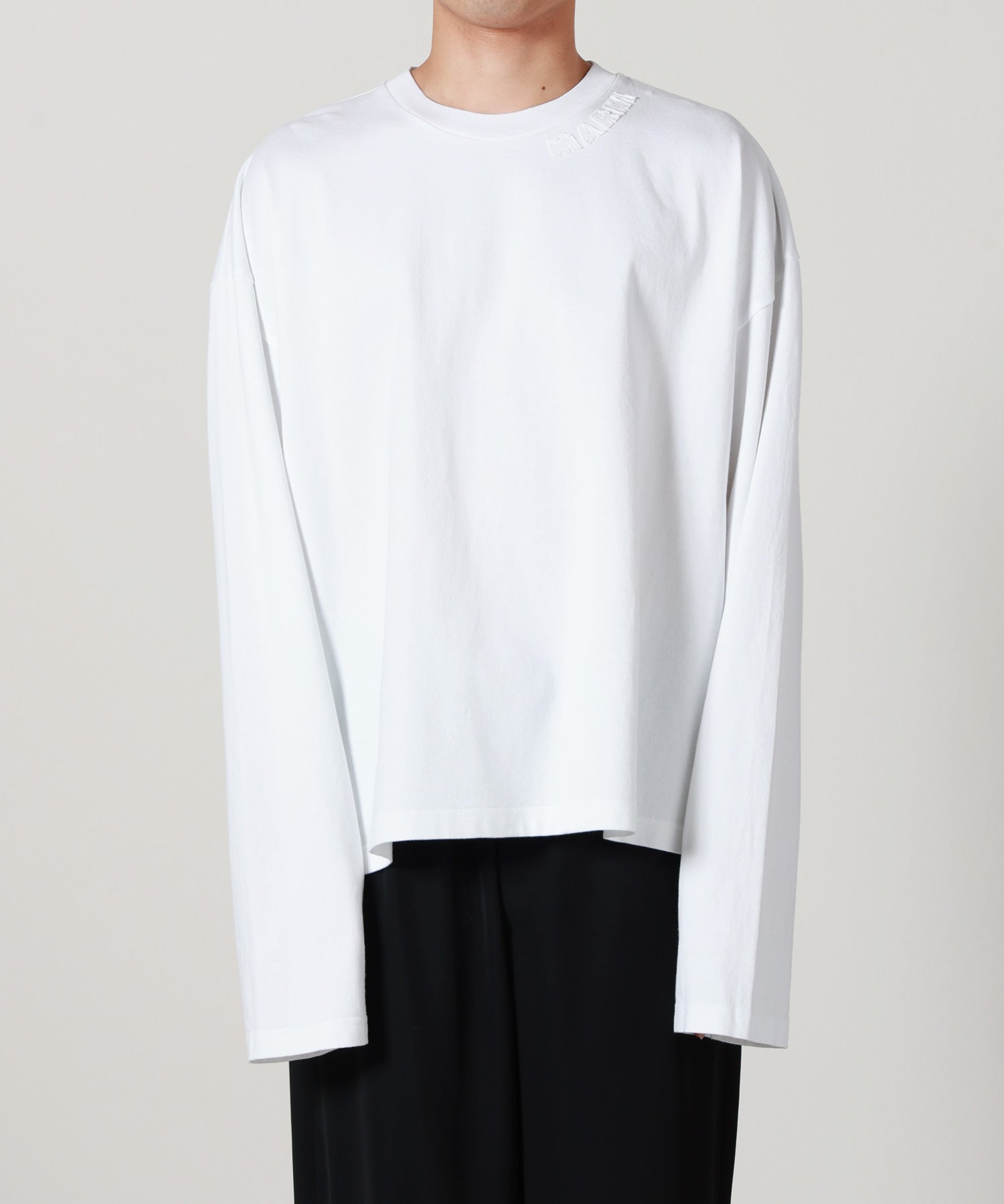 MARNI(マルニ)】 ロゴパッチ ロングスリーブTシャツ｜PARIGOT ONLINE