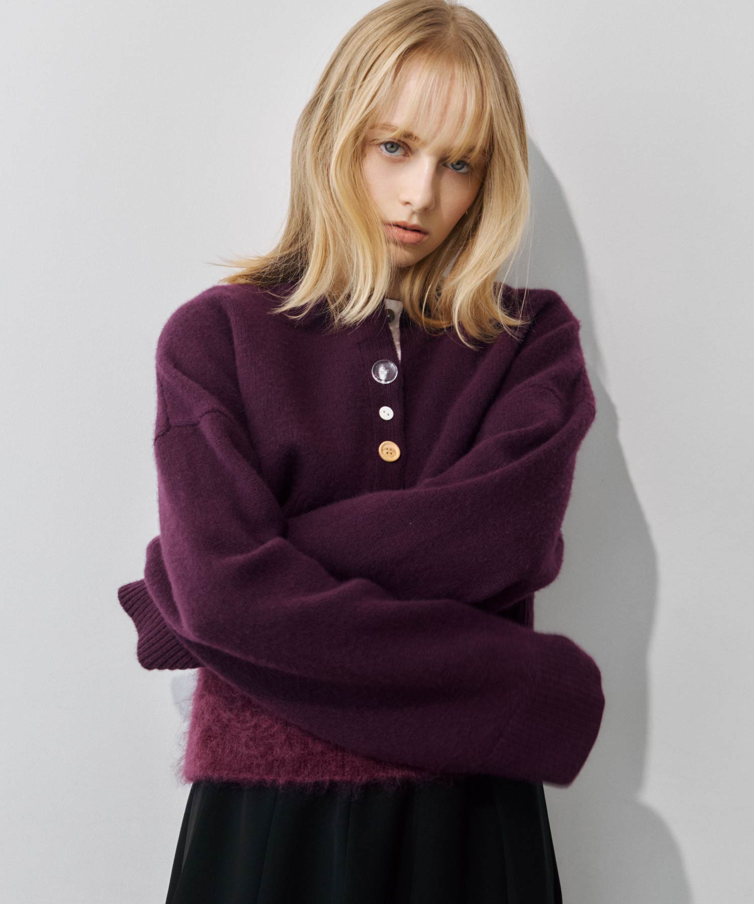 ENFOLD(エンフォルド)】 BUTTON CARDIGAN｜PARIGOT ONLINE（パリゴ