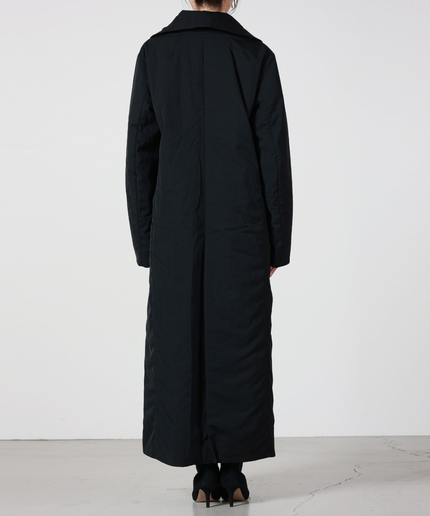 Mame Kurogouchi(マメ クロゴウチ)】 Nylon Twill Chesterfield Coat