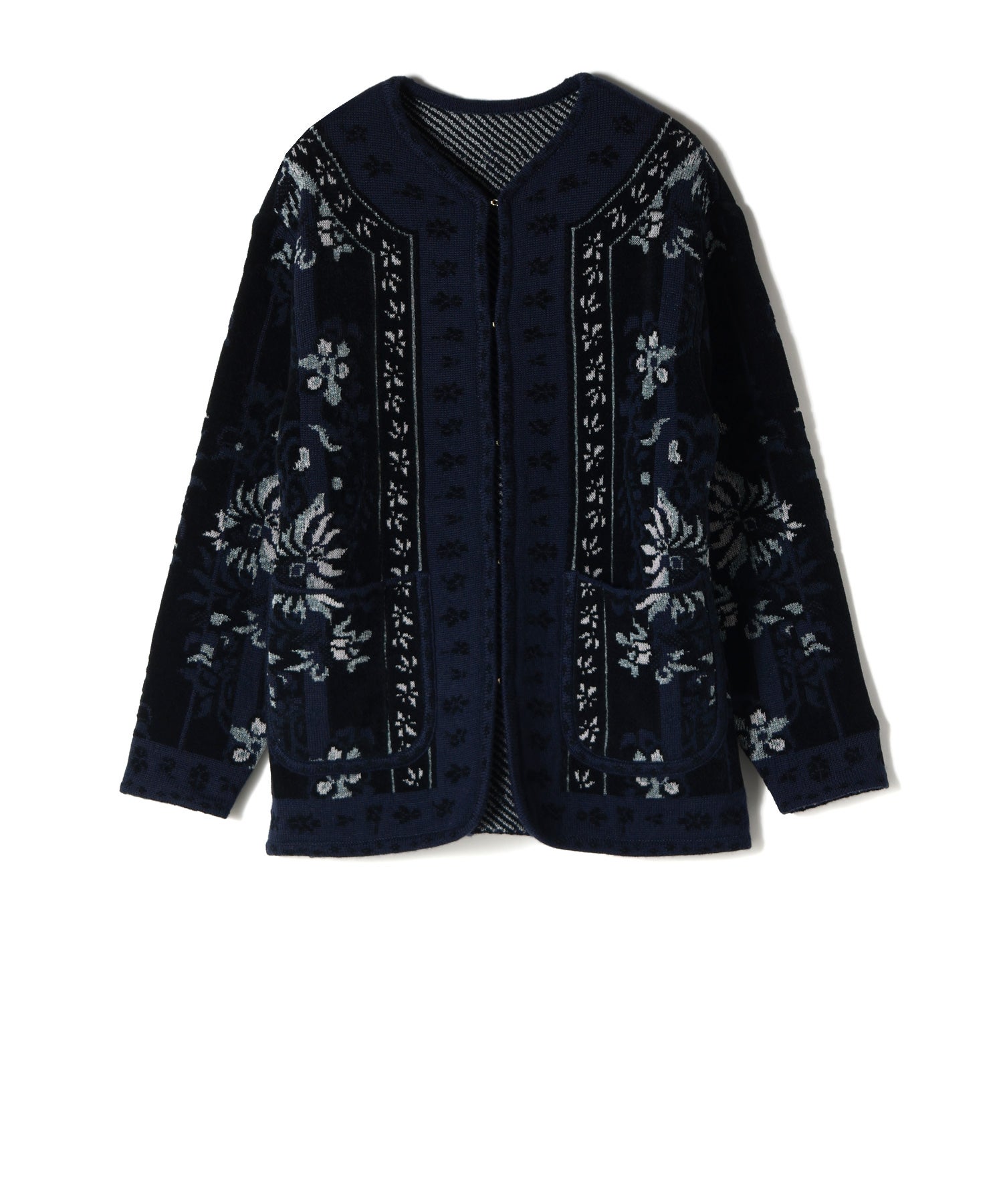 Floral Arabesque Knit Jacket WOMEN(レディース)
