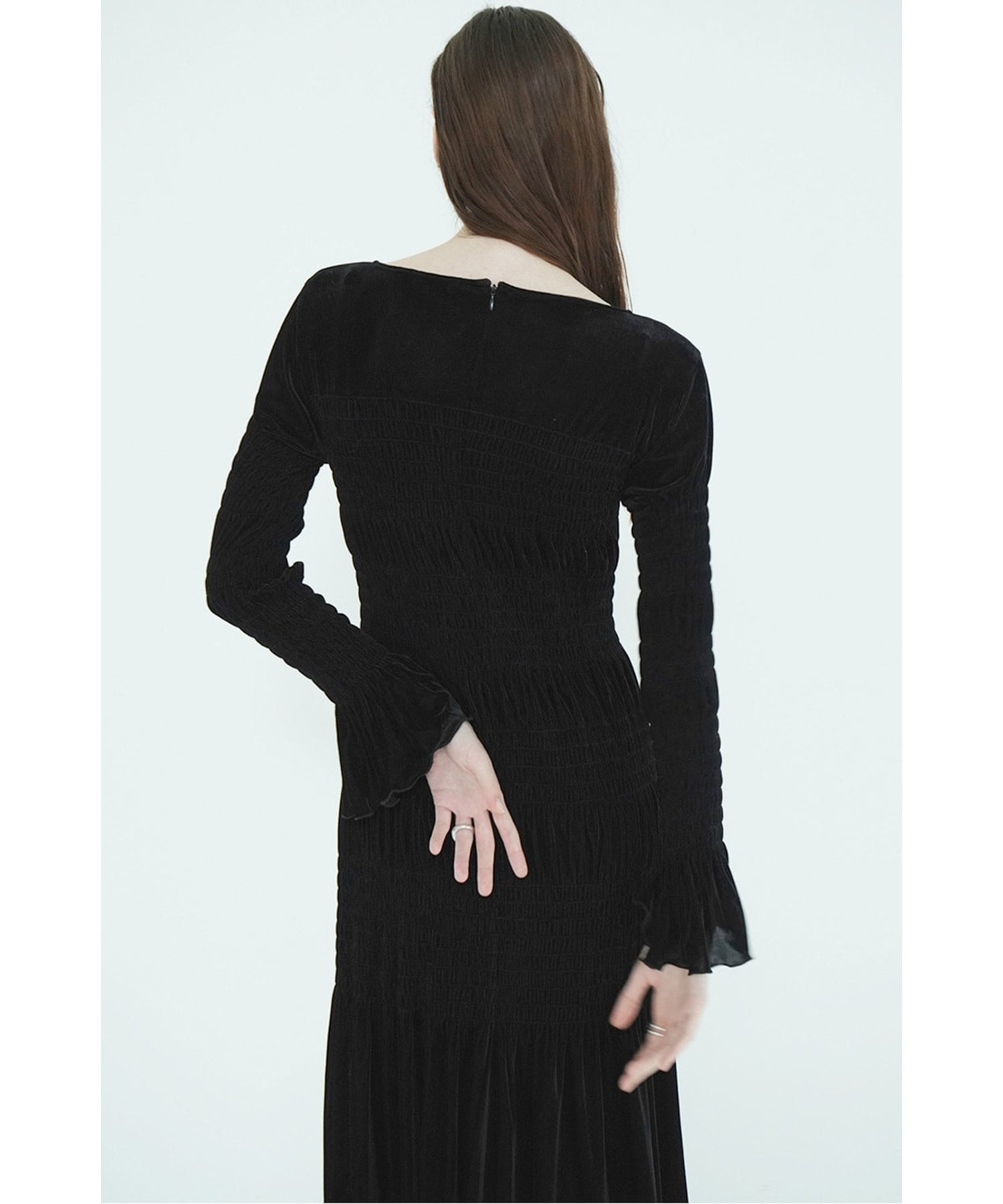 CLANE(クラネ)】 SHIRRING LONG ONEPIECE｜PARIGOT ONLINE（パリゴ
