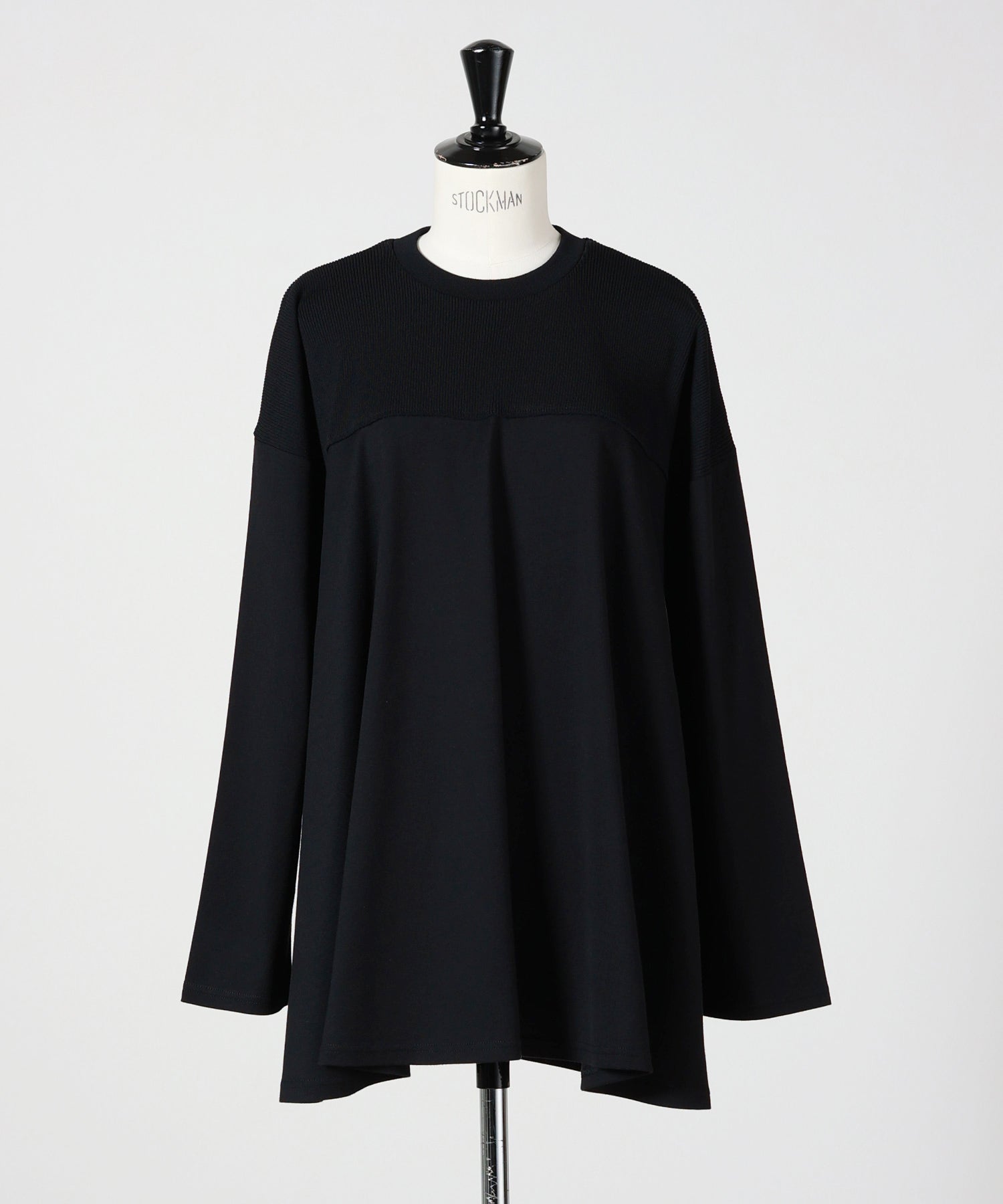 ENFOLD(エンフォルド)】 MIX-FABRIC LONG-SLEEVES T-SHIRT｜PARIGOT