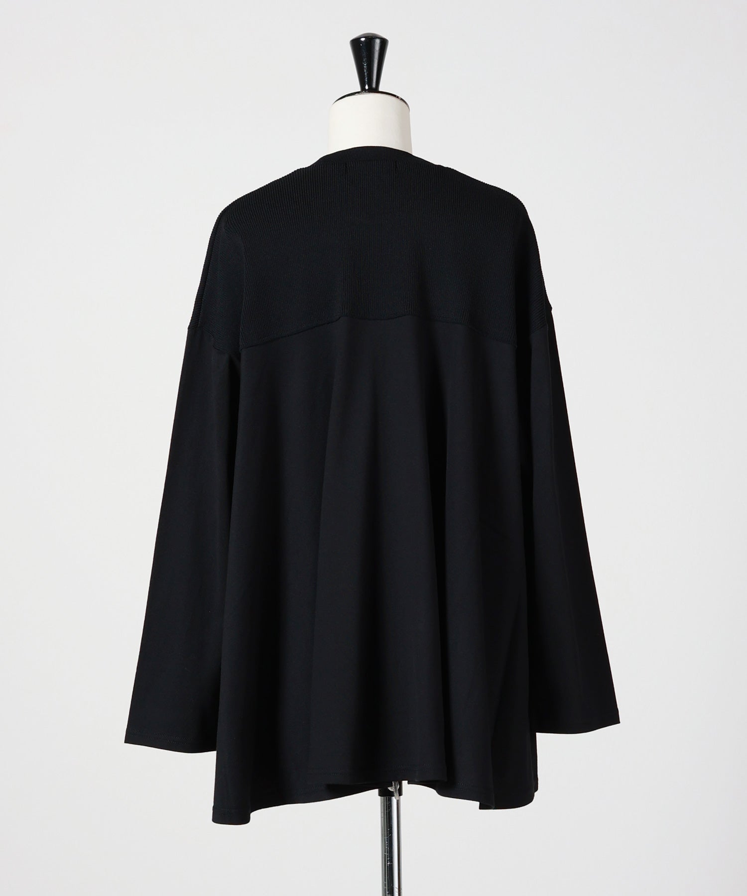 ENFOLD(エンフォルド)】 MIX-FABRIC LONG-SLEEVES T-SHIRT｜PARIGOT