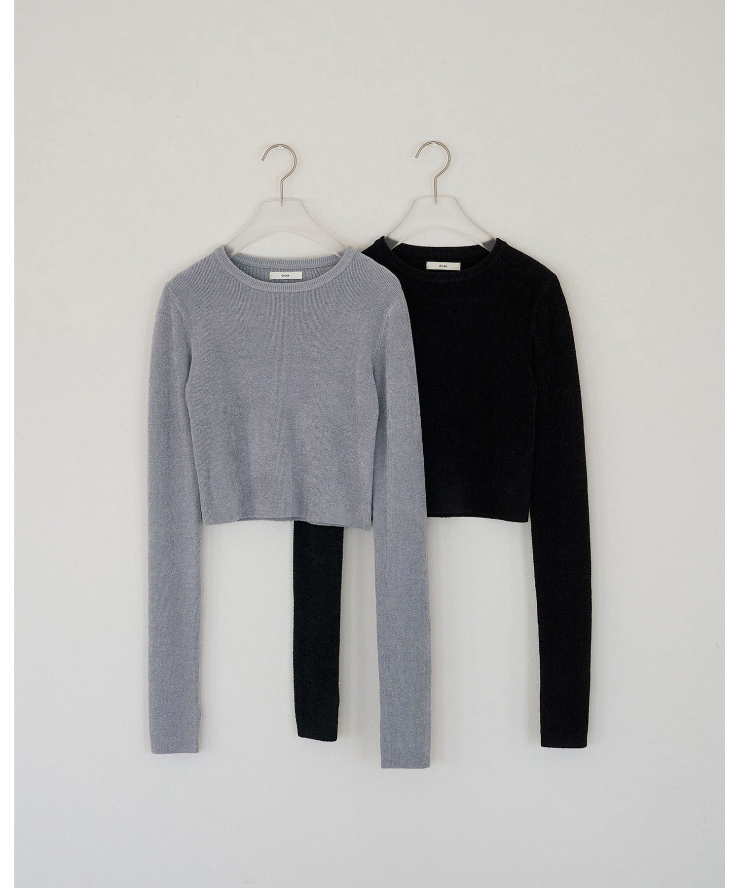 【完売品】ànuke アンヌーク アンゴラニットベスト グレー F クルーネック anuke(アンヌーク)】 Crewneck Velour Knit｜PARIGOT ONLINE（パリゴ